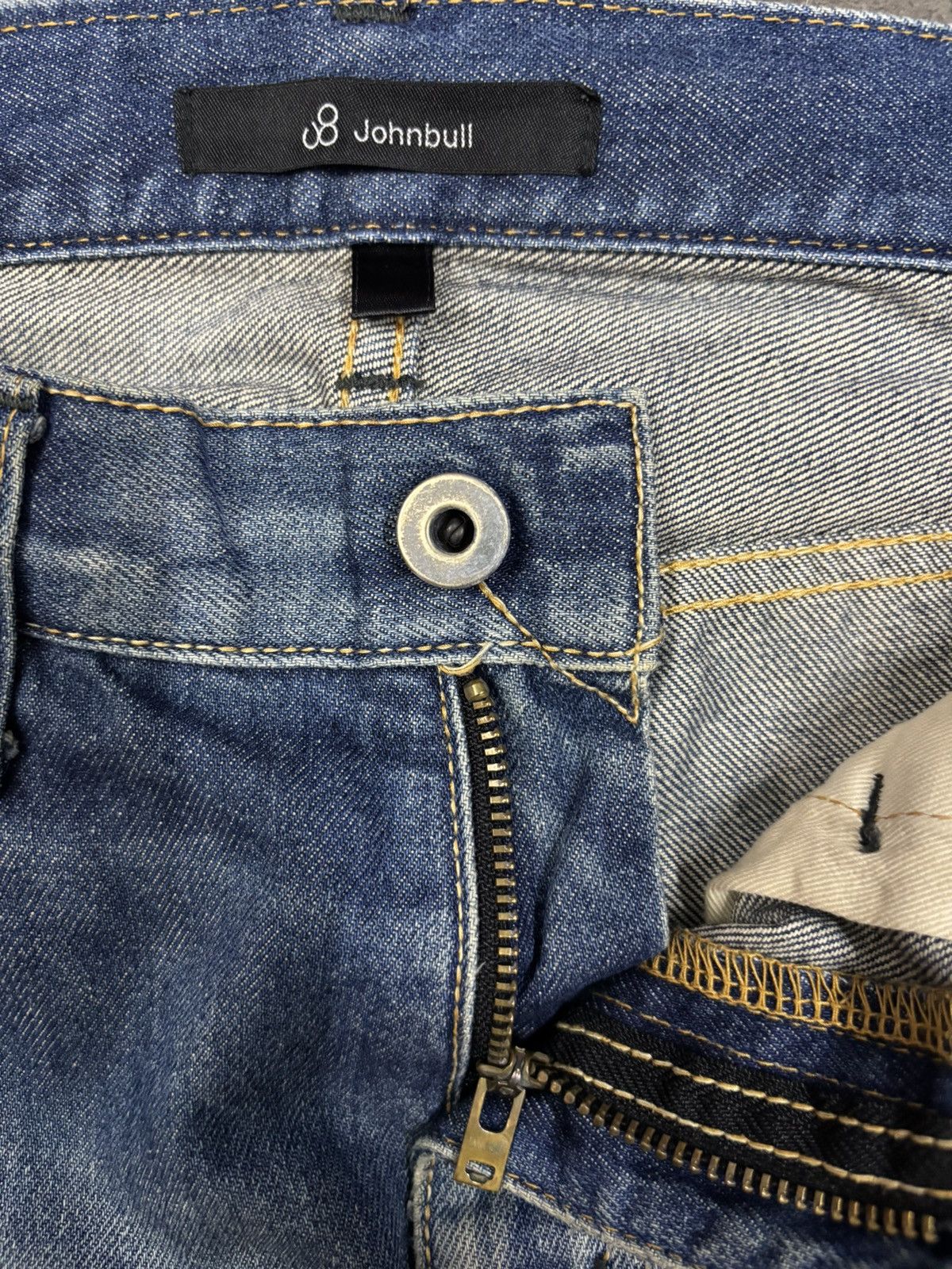 Johnbull Vintage Japanese Brand Johnbull Blue Faded Distressed Jeans Size US 31 - 4 Thumbnail