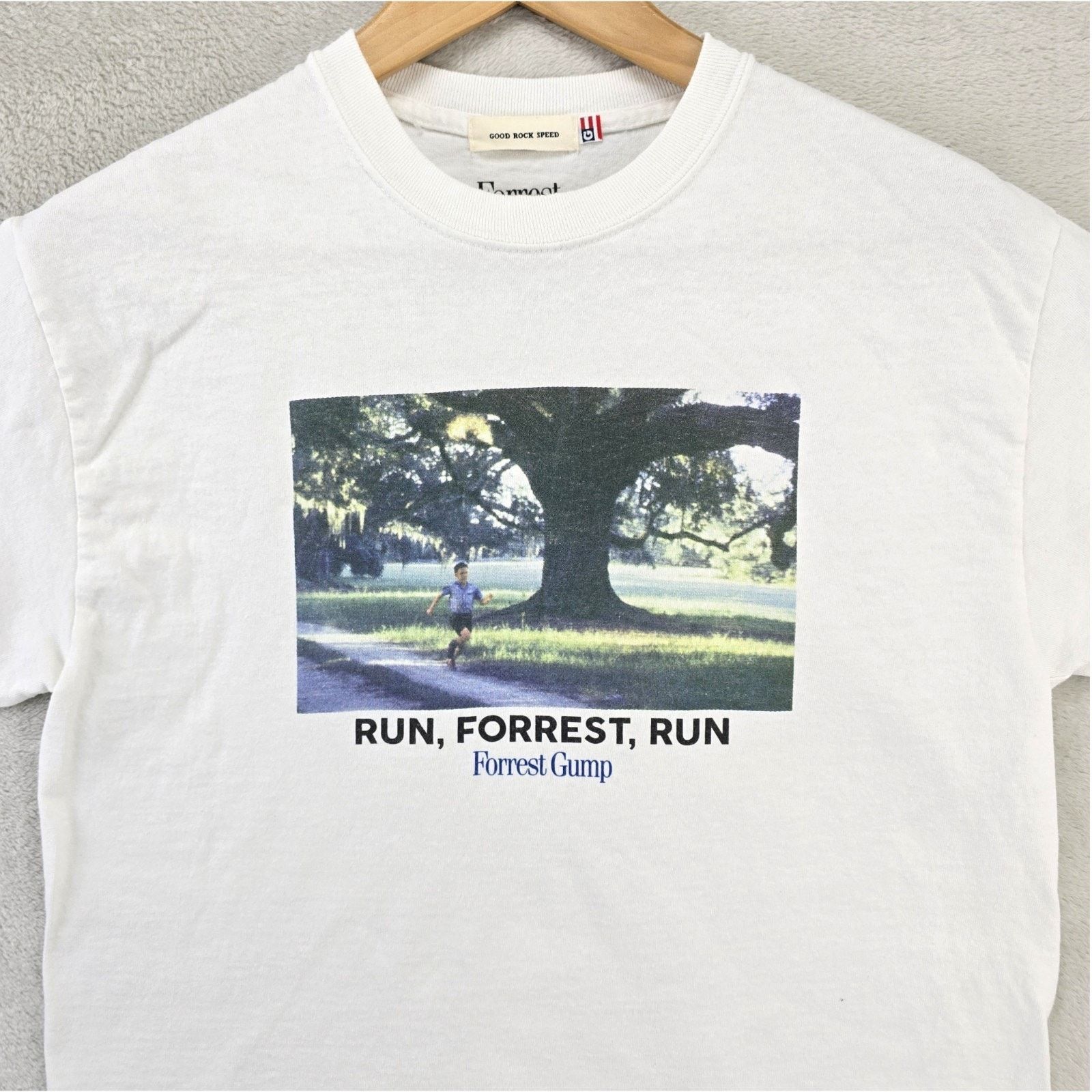 Other Good Rock Speed Forrest Gump Shirt Mens Medium White Movie Size US M / EU 48-50 / 2 - 1 Thumbnail
