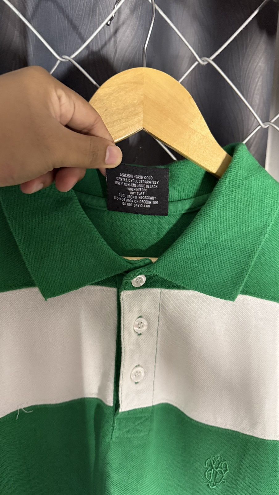 Southpole SOUTHPOLE POLO TEE STRIPE CHOLO HIPHOP THUG Size US L / EU 52-54 / 3 - 7 Thumbnail