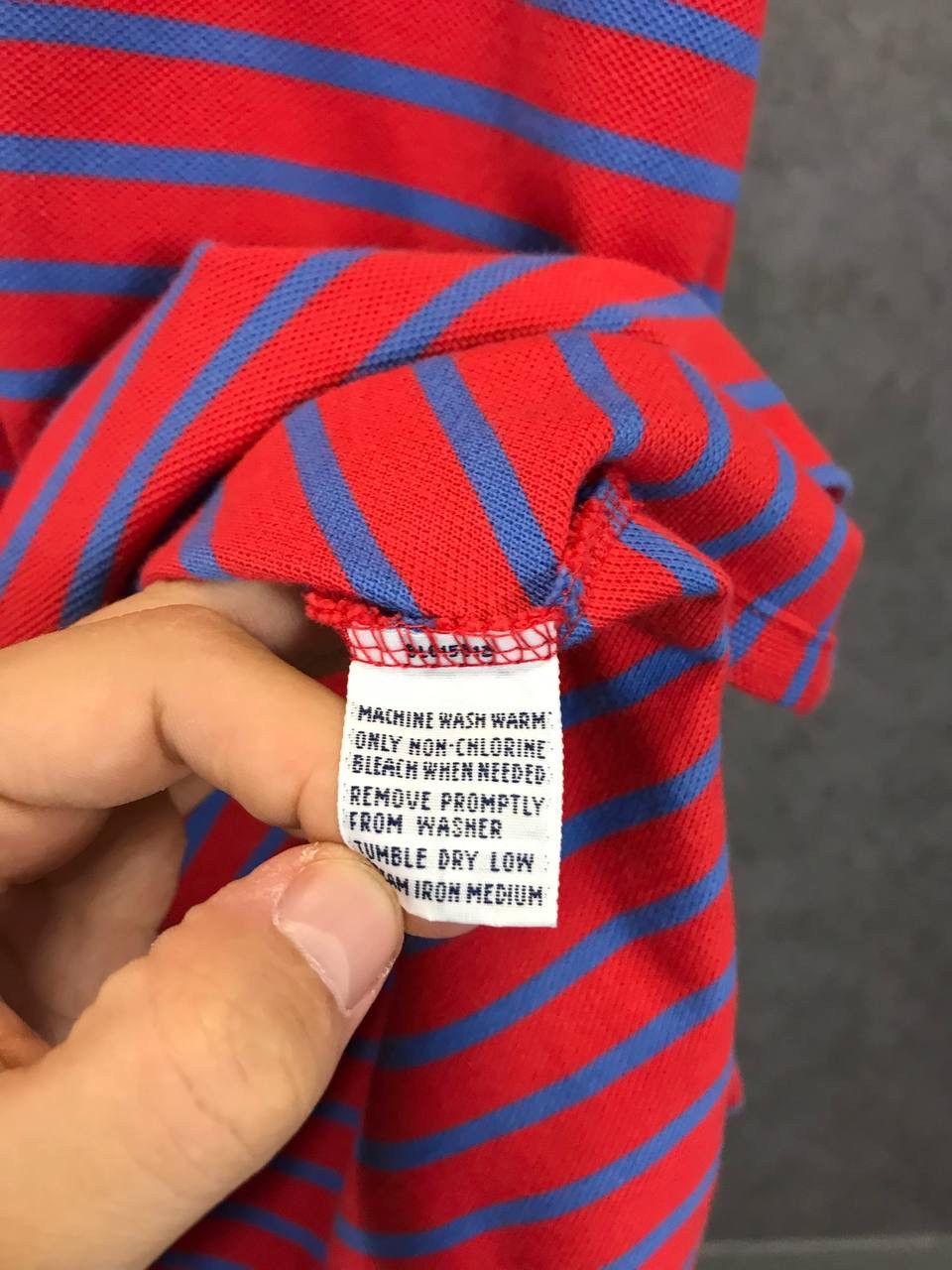 Designer Polo Ralph Lauren striped designer polo tee Size US L / EU 52-54 / 3 - 5 Thumbnail