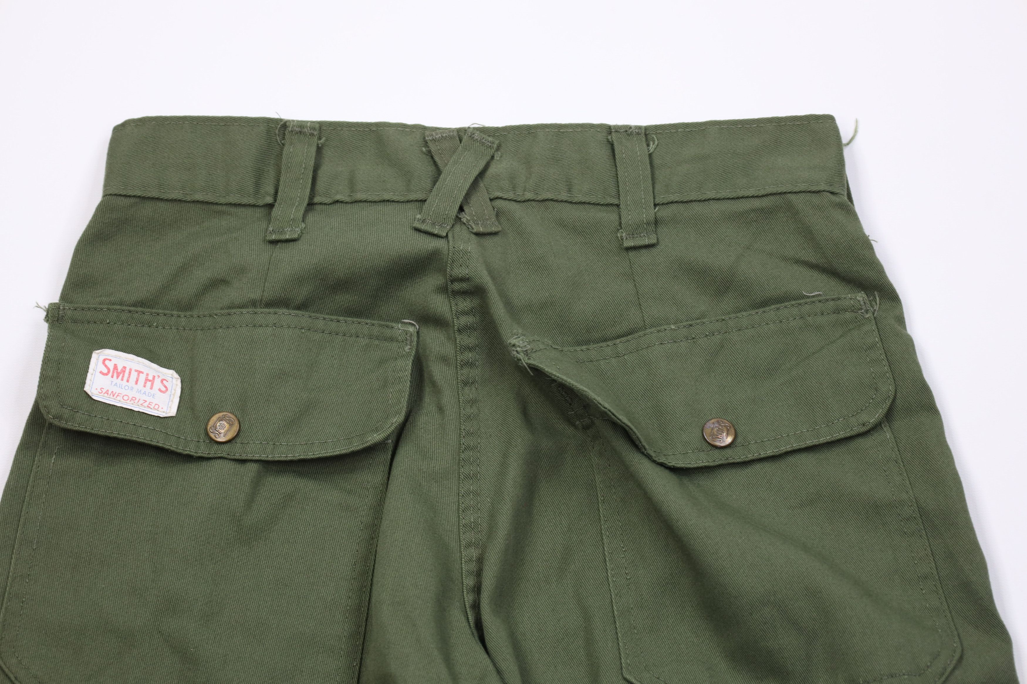 Vintage Vintage 50s Streetwear Sanforized Utility Pants Green USA Size US 28 / EU 44 - 11 Thumbnail