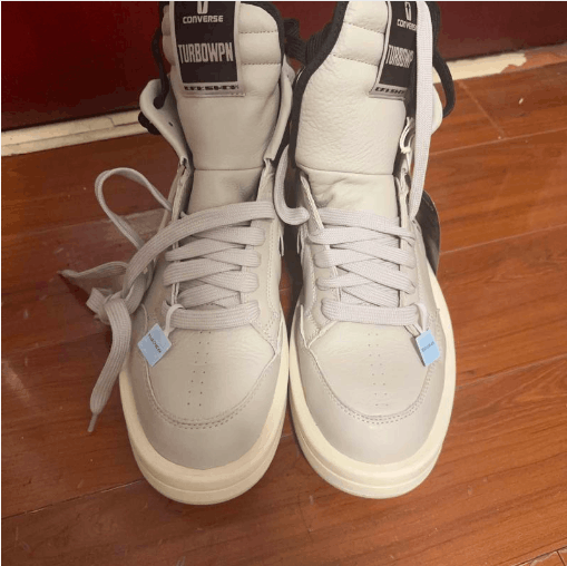 Rick Owens Rick Owens mid-top sneakers black and white Size US 12 / EU 45 - 2 Thumbnail