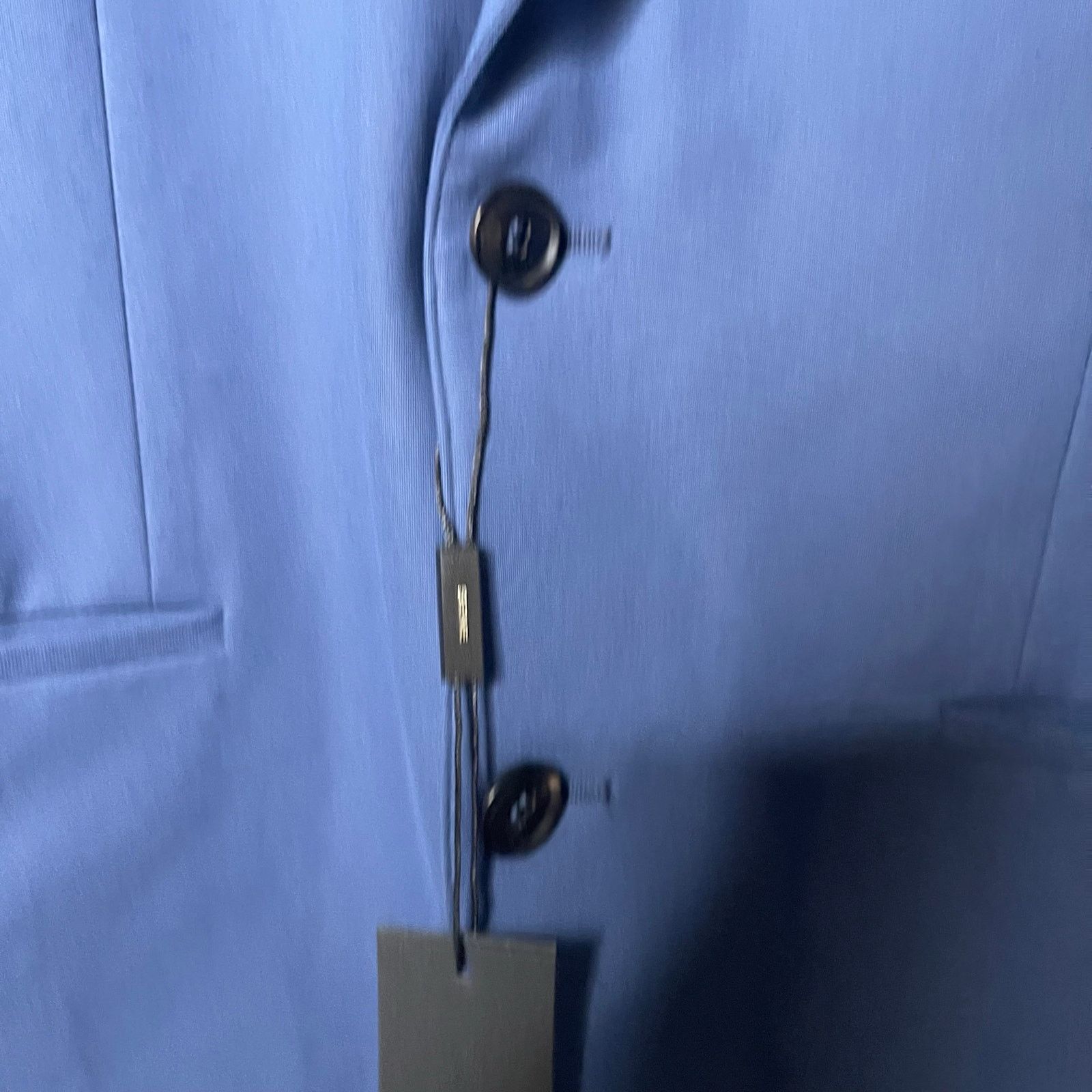 Other Sene Single Breasted Two Button Blazer In Italian Blue 42 Size 42R - 3 Thumbnail