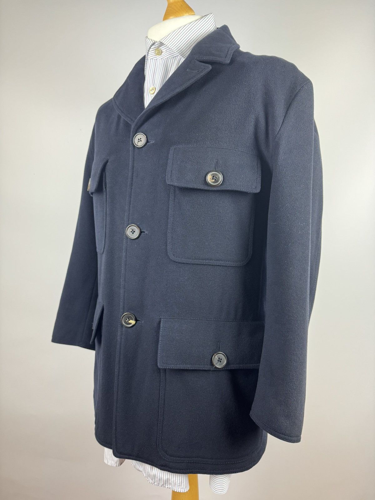 Hermes × Japanese Brand Hermes Coat Cashmere 13200€ Size US M / EU 48-50 / 2 - 8 Thumbnail