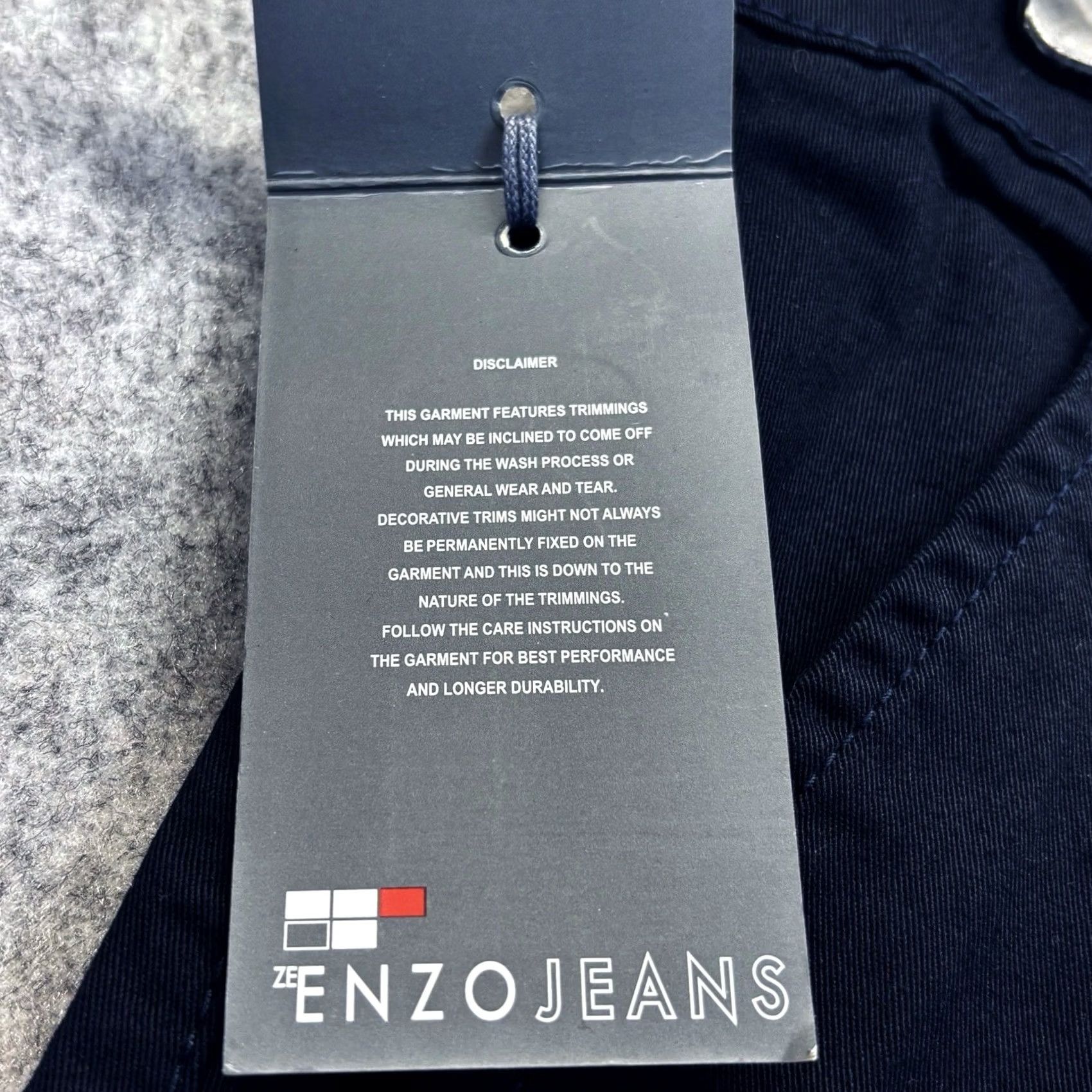 Kenzo Enzo Bryce Stretch Cargo Navy Blue Pants Mens 34R BNWT Slim Tapered Cargo Pocket Cotton Lycra Shirt? Size US 34 / EU 50 - 5 Thumbnail