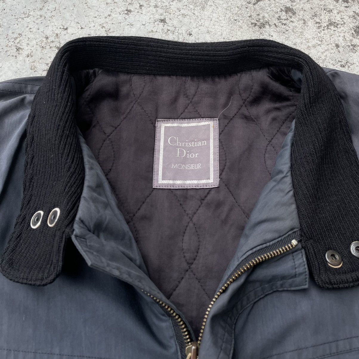 Christian Dior Monsieur Vintage 90's Christian Dior Monsieur Zipper Pocket Jacket Size US L / EU 52-54 / 3 - 3 Thumbnail
