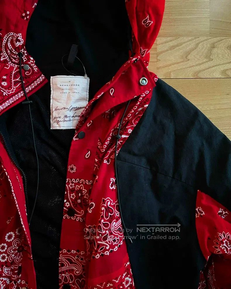 READYMADE Ready Made camouflage jacket, cambodian flower red Size US M / EU 48-50 / 2 - 2 Thumbnail