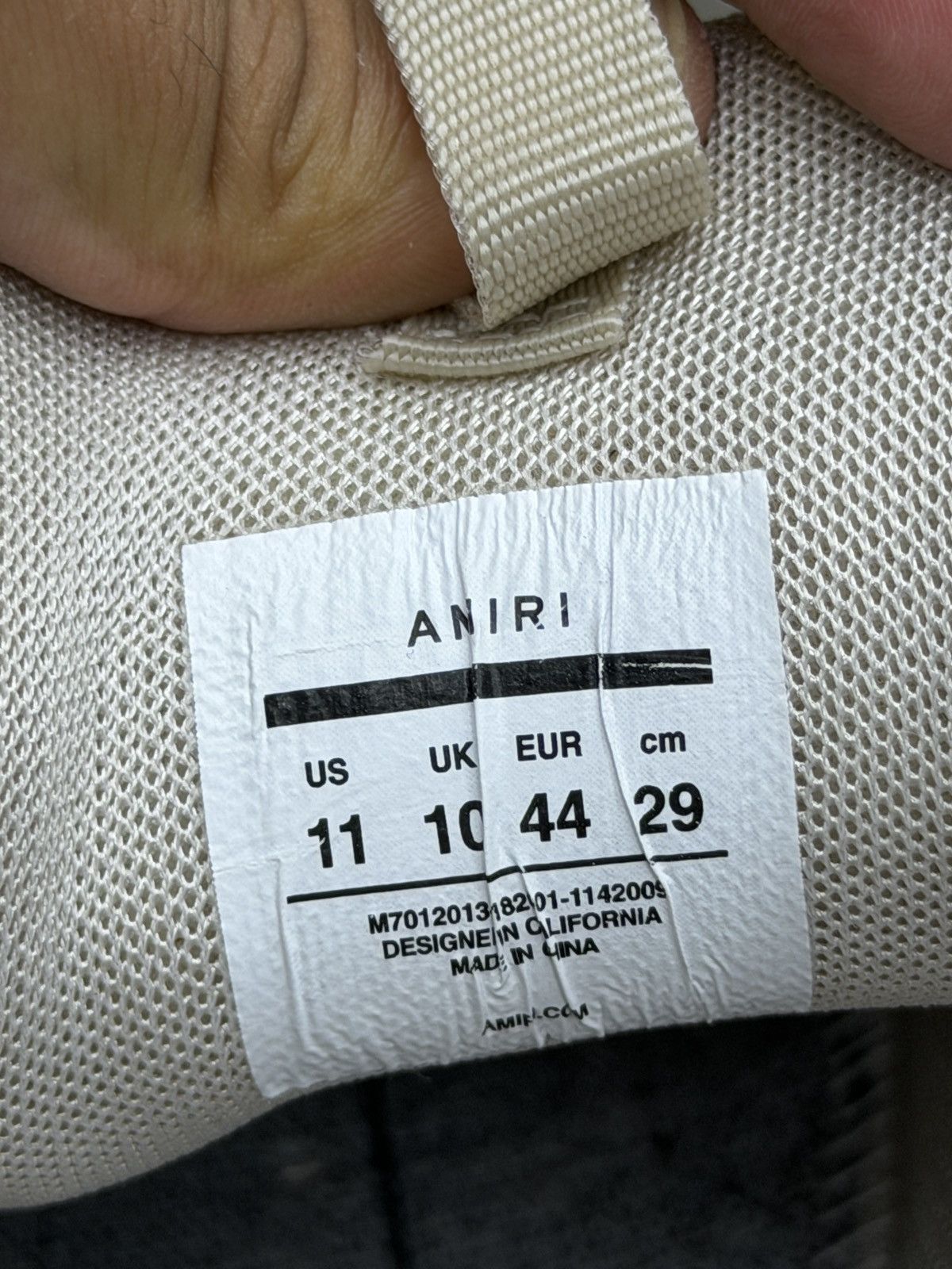 Amiri Amiri Skeleton Runner Grey Size US 11 / EU 44 - 8 Thumbnail