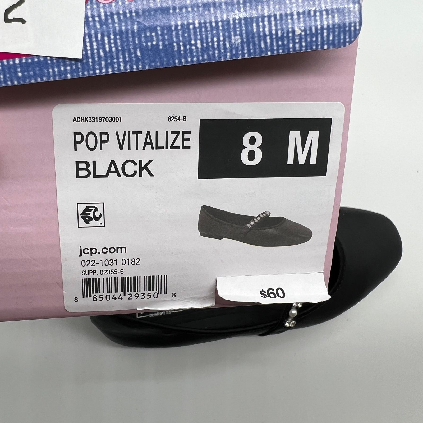 Other Pop Shoes Vitalize Ballet Flats Slip On Black Size 8M Size US 8 / IT 38 - 9 Thumbnail
