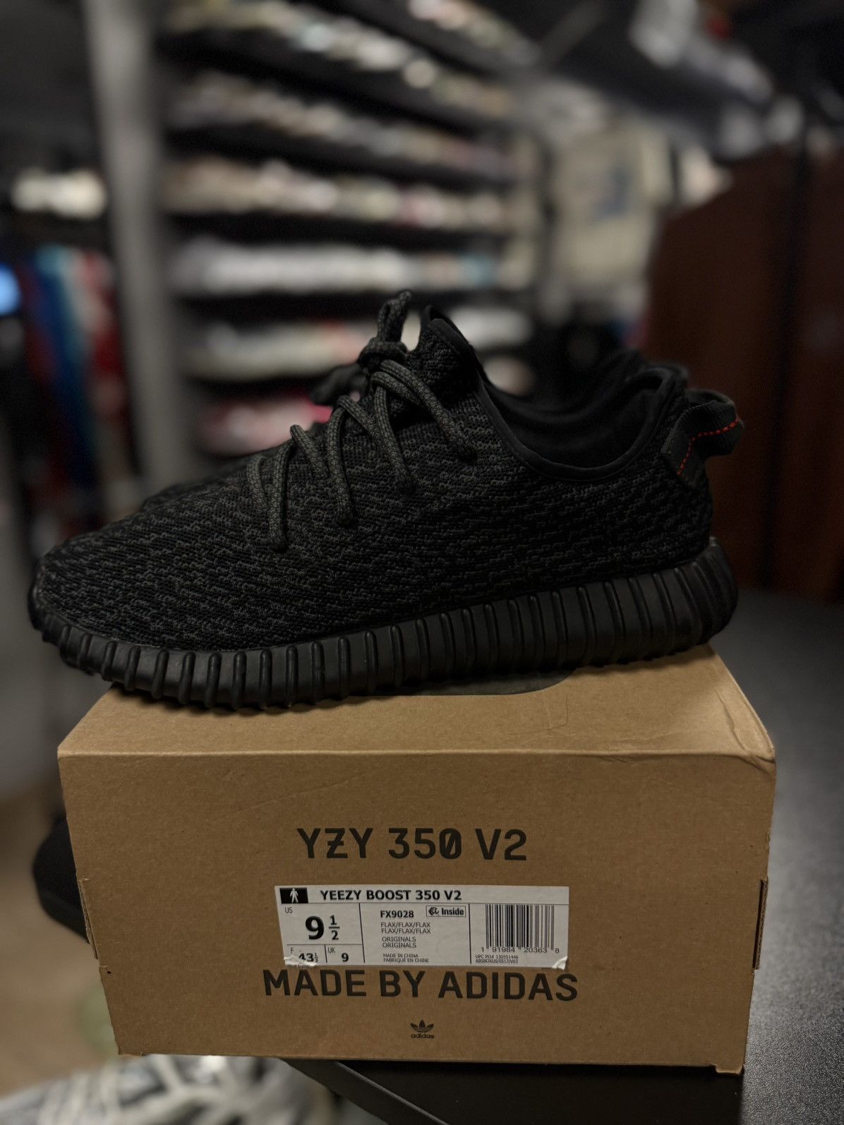 Adidas × Yeezy Yeezy 350 OG Original Pirate Black Size 10 (BB5350) Size US 10 / EU 43 - 16 Thumbnail