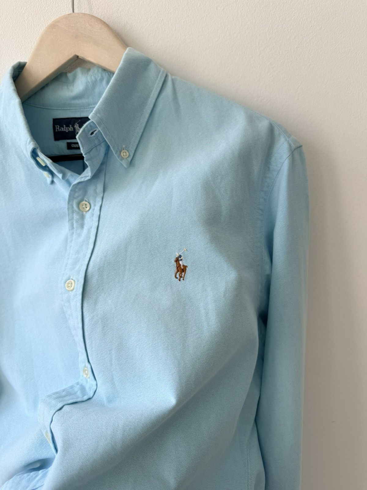 Polo Ralph Lauren Polo Ralph Lauren Light Blue Oxford Cotton Shirt Size L Size US L / EU 52-54 / 3 - 6 Thumbnail