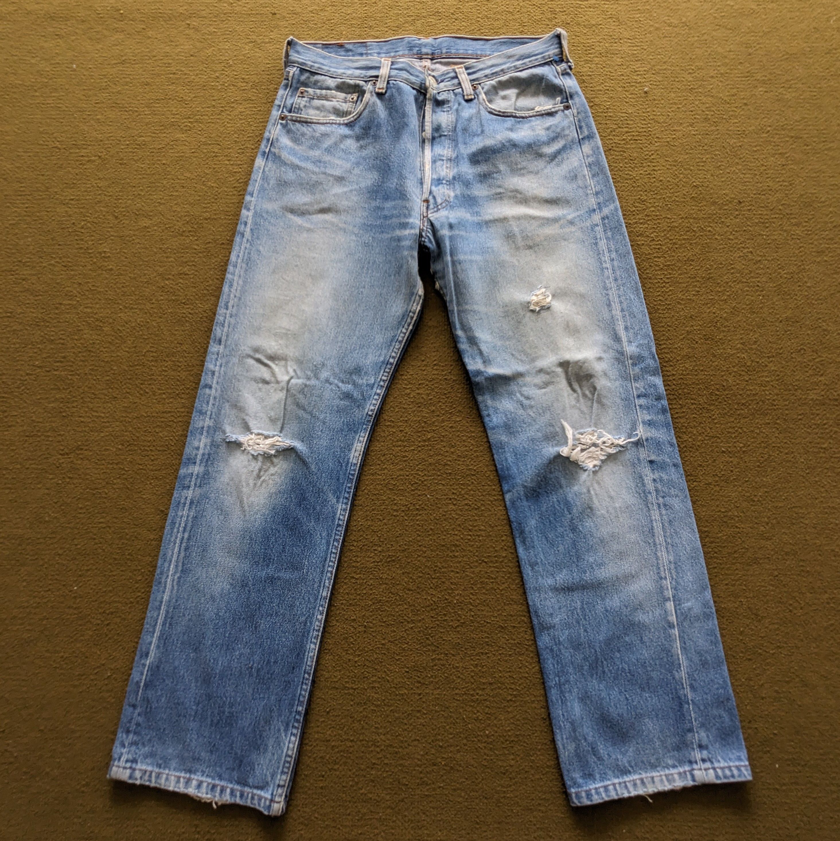 Vintage Vintage Levi's Strauss Co American Streetwear Brand Jeans Size US 31 - 1 Thumbnail