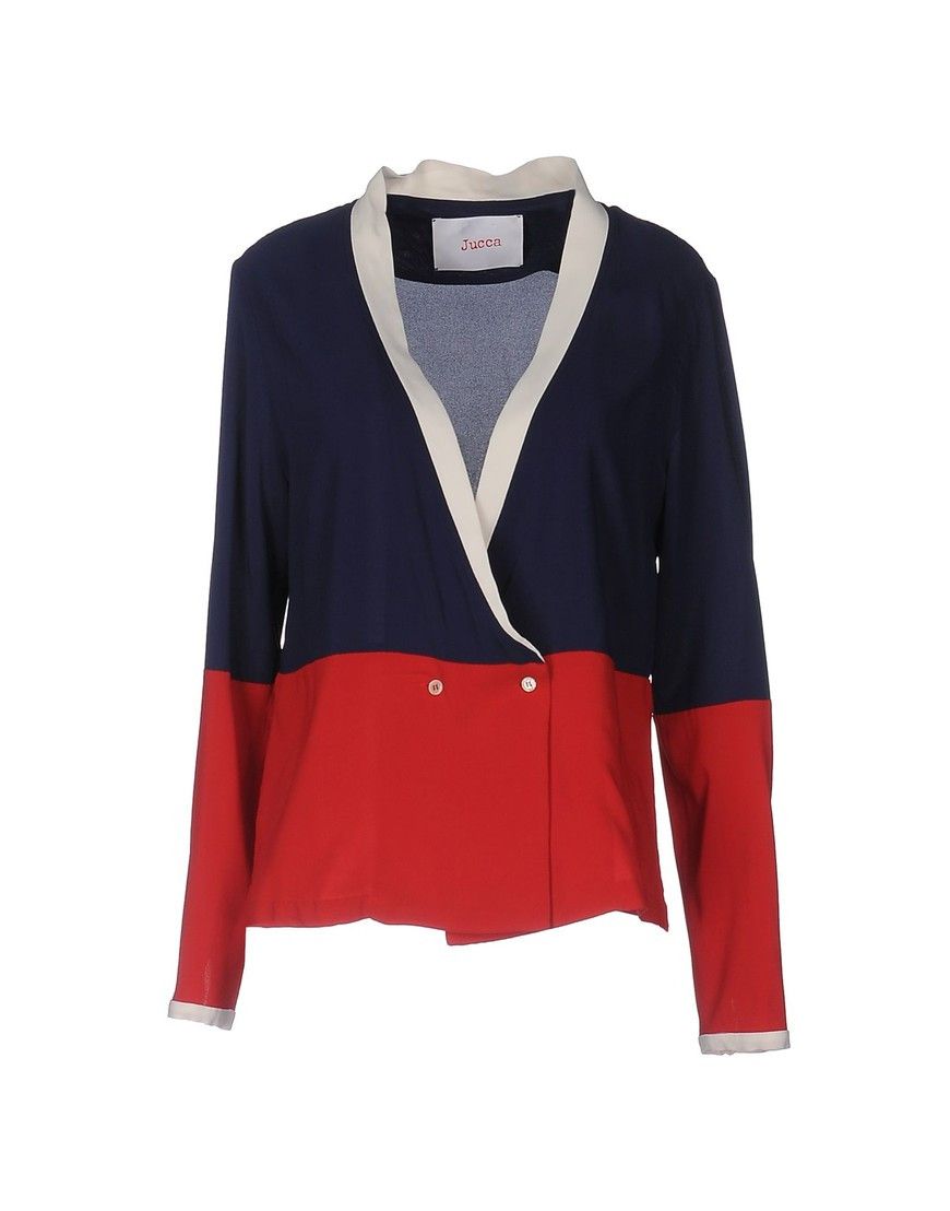 Other jucca 가디건형 배색 블레이져 Size S / US 4 / IT 40 - 1 Thumbnail