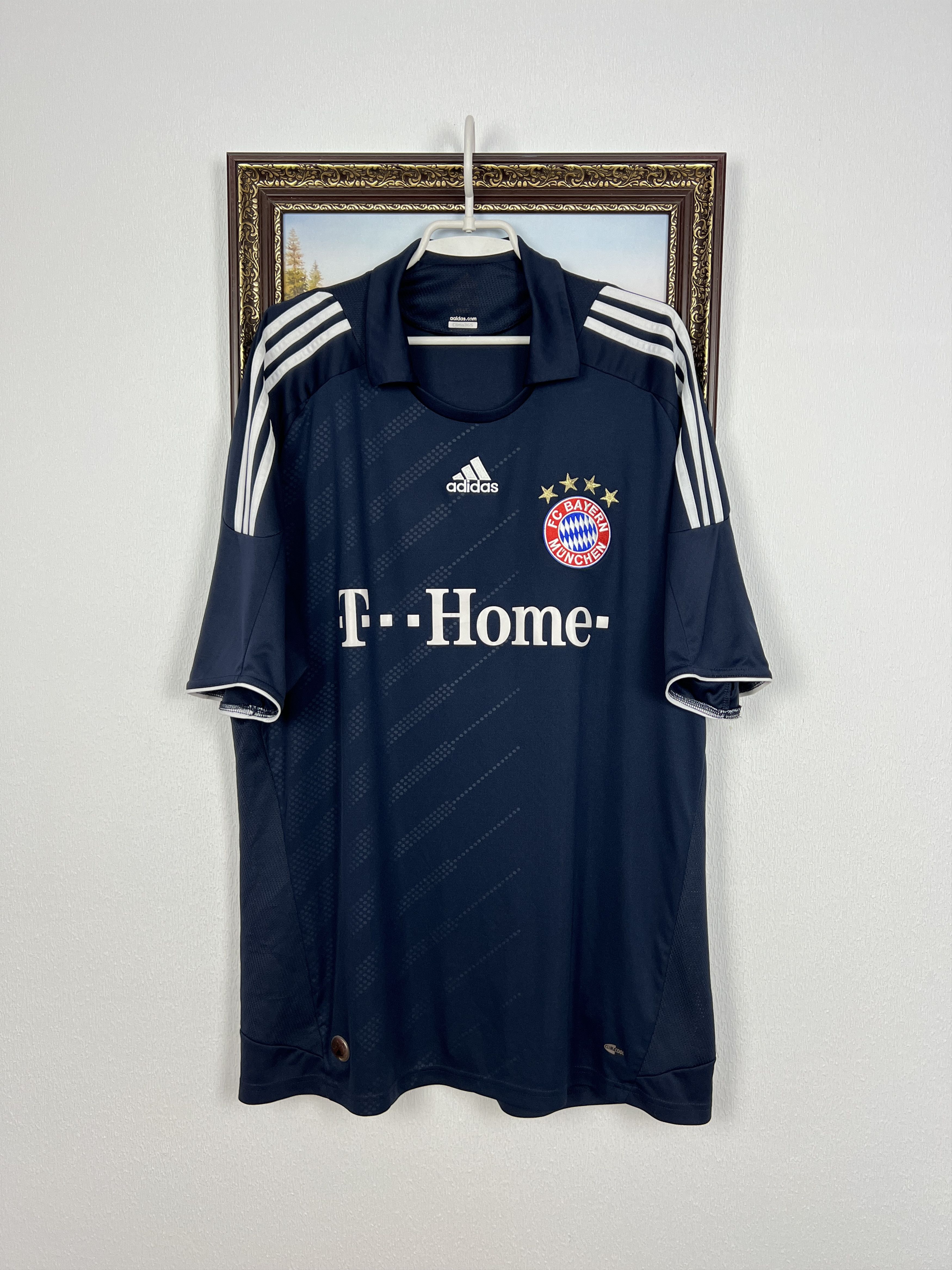 Adidas Bayern Munich football shirt 2008 Soccer Jersey Tee Hype Size US XL / EU 56 / 4 - 1 Thumbnail