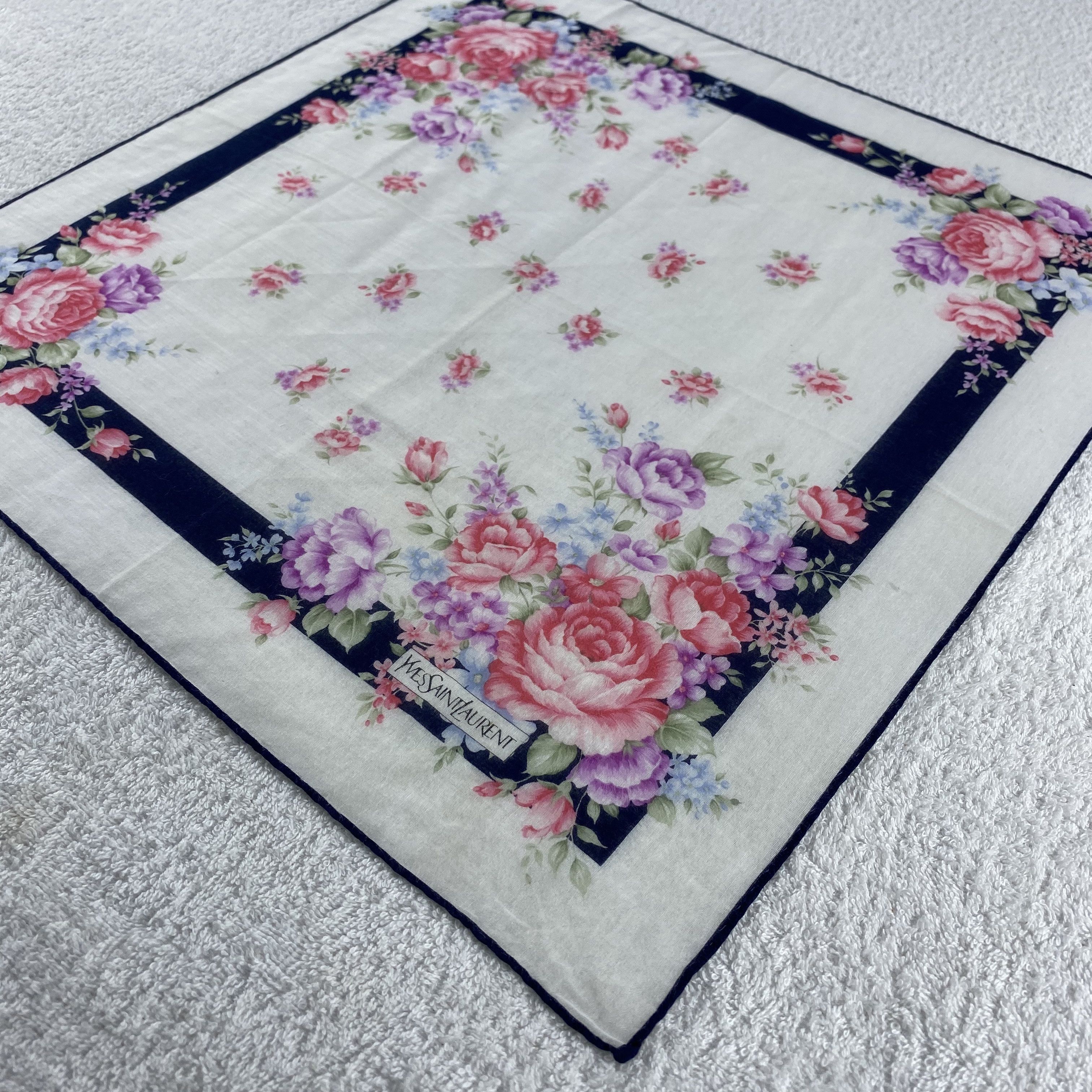 Vintage × Yves Saint Laurent Yves Saint Laurent Bandana/ Handkerchief / Neckerchief Size ONE SIZE - 4 Thumbnail