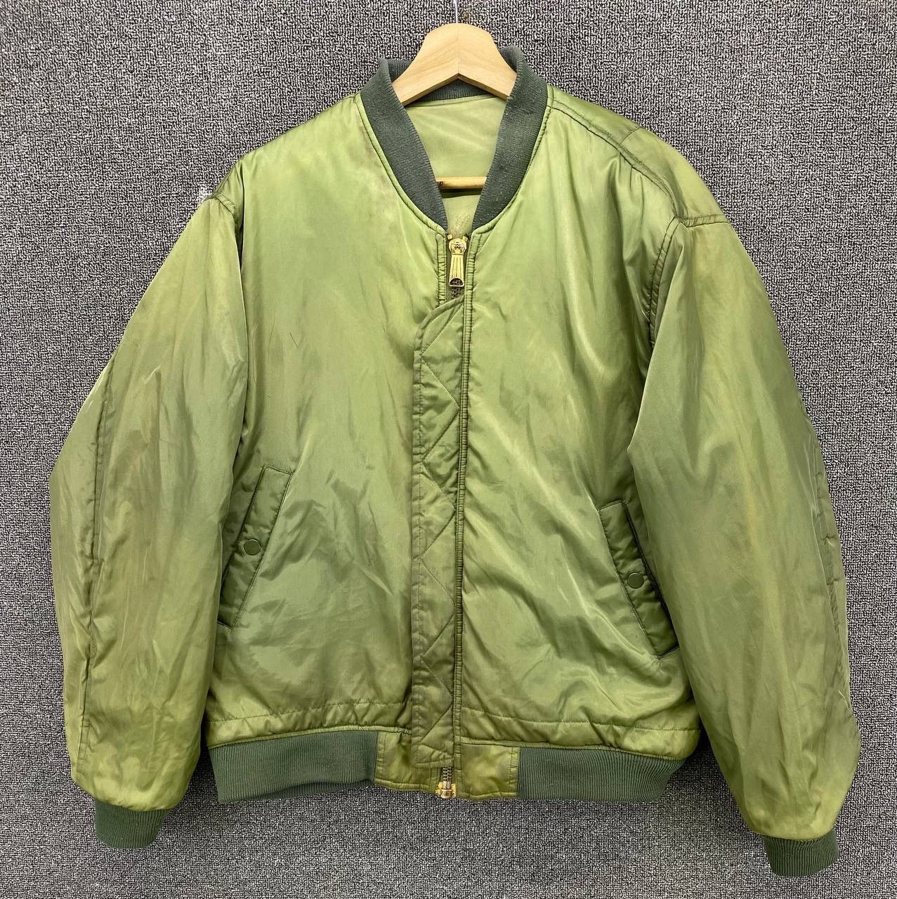 Japanese Brand Vintage Yokosuka Japan Eagle Printed Sukajan Bomber Jacket Size US L / EU 52-54 / 3 - 13 Thumbnail