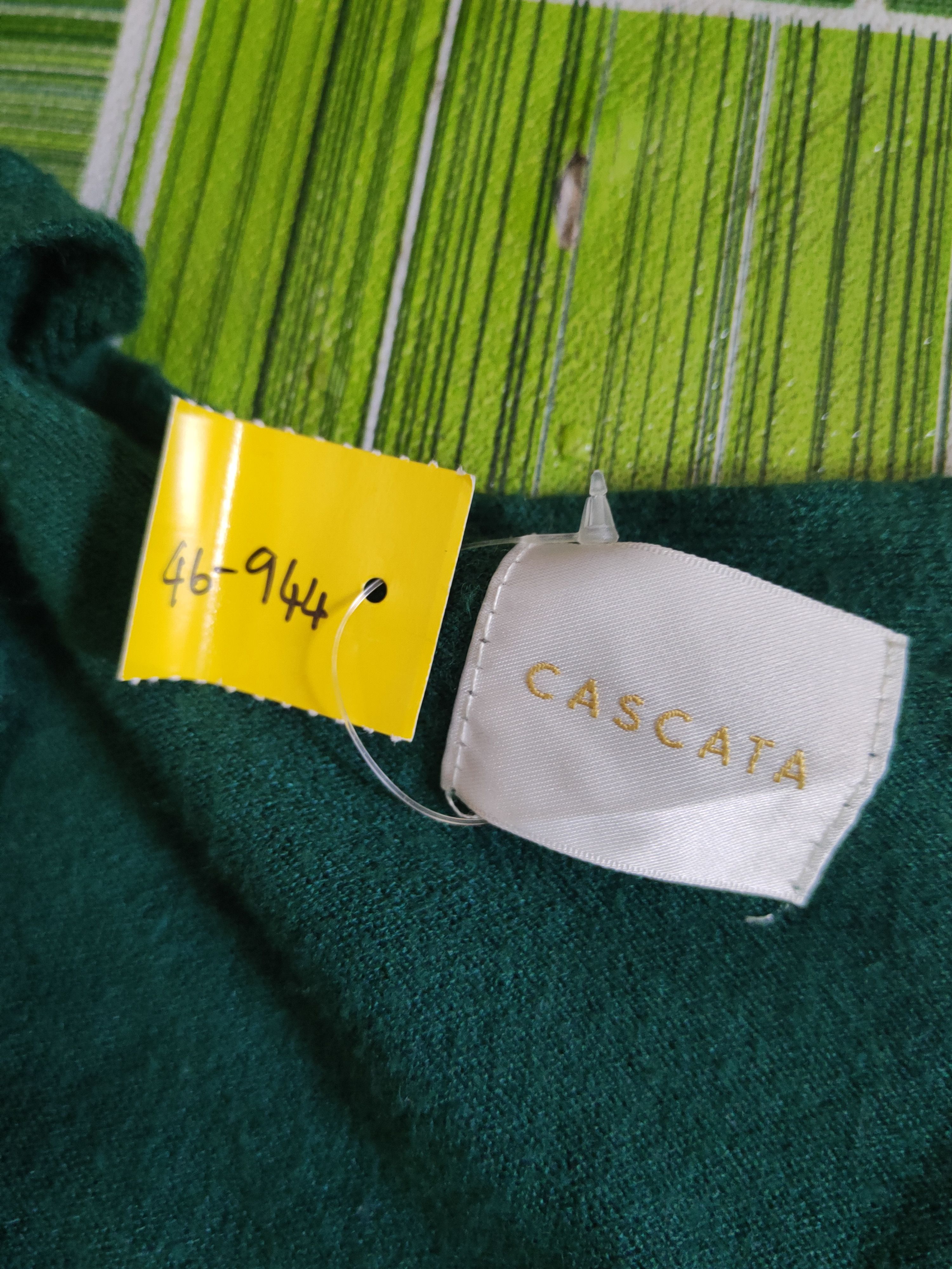 Japanese Brand DL Cascata Green Knitwear Cardigan #46-944 Size M / US 6-8 / IT 42-44 - 11 Thumbnail