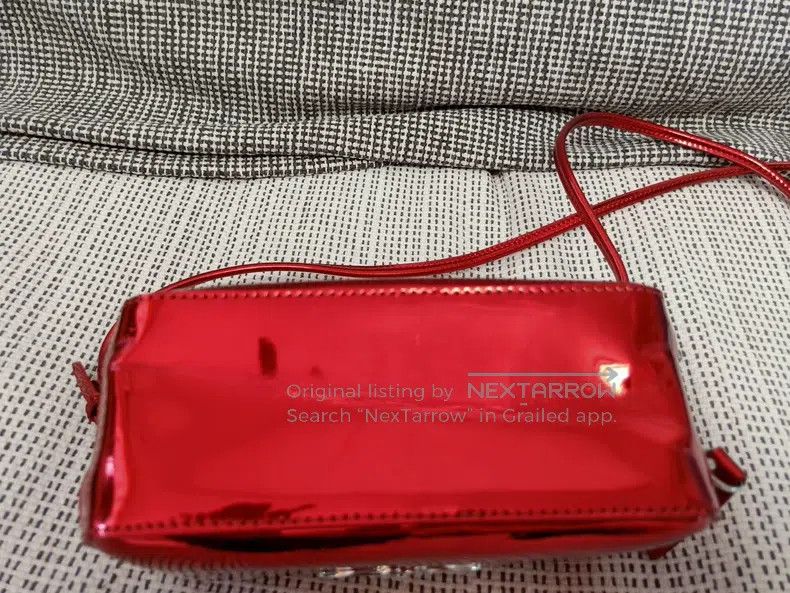 Vivienne Westwood Vivienne Westwood size os Patent leather red bag, Saturn lo Size ONE SIZE - 6 Thumbnail