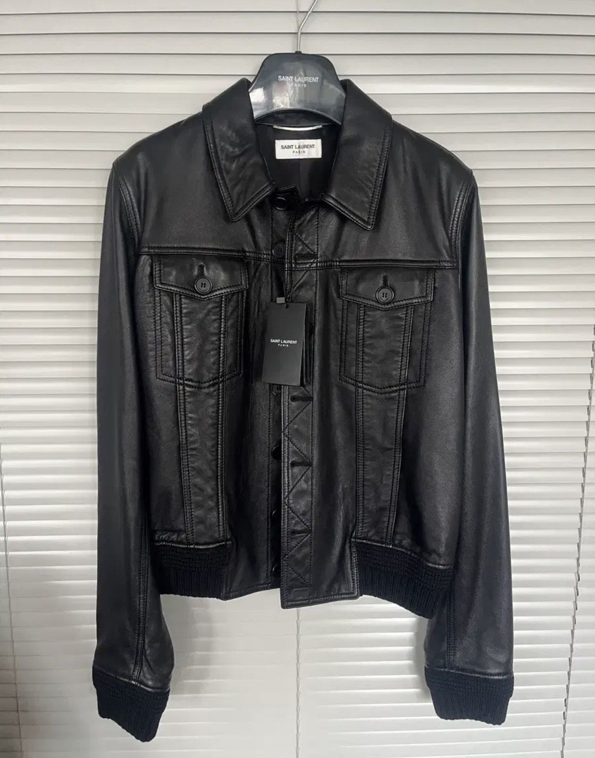 Hedi Slimane × Saint Laurent Paris 16FW Sequins Covered Leather
