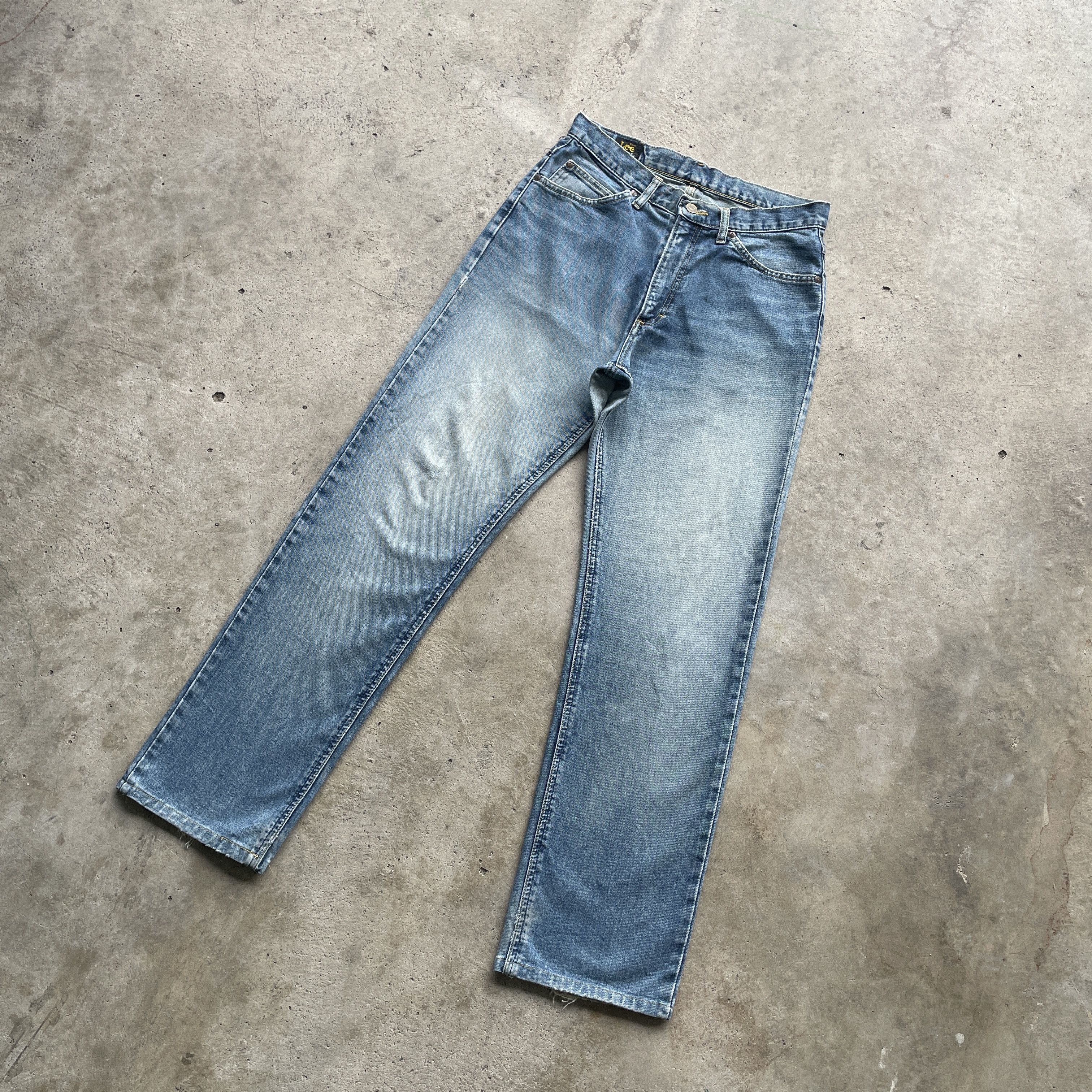 Japanese Brand × Jean VINTAGE JAPAN 🇯🇵 LEE DENIM FADED JEANS PANTS W30x30.5 Size US 30 / EU 46 - 1 Thumbnail