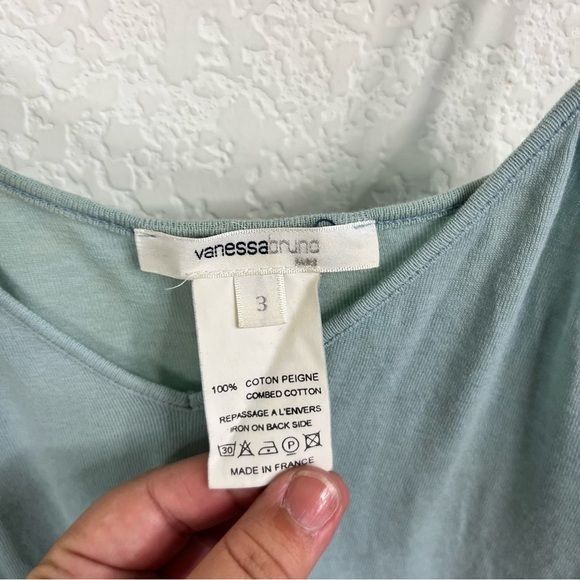 Vanessa Bruno Vanessa Bruno Cotton V Neck Tank Size M / US 6-8 / IT 42-44 - 3 Thumbnail