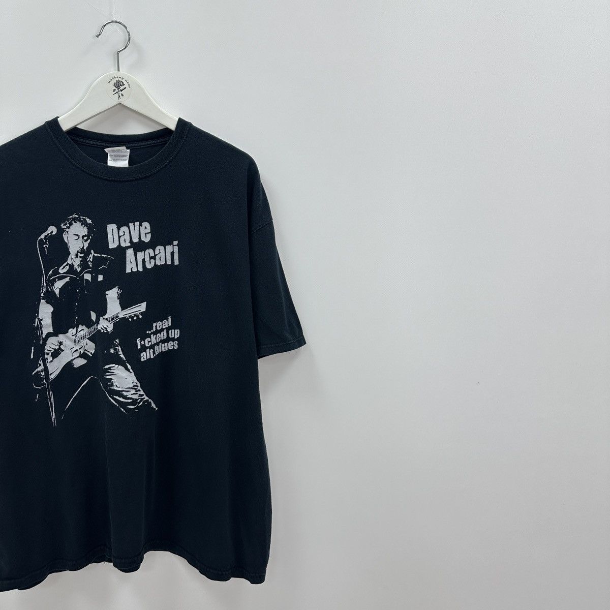 Band Tees Vintage 00s Dave Arcari real fucked up musician promo tee Size US XL / EU 56 / 4 - 2 Thumbnail