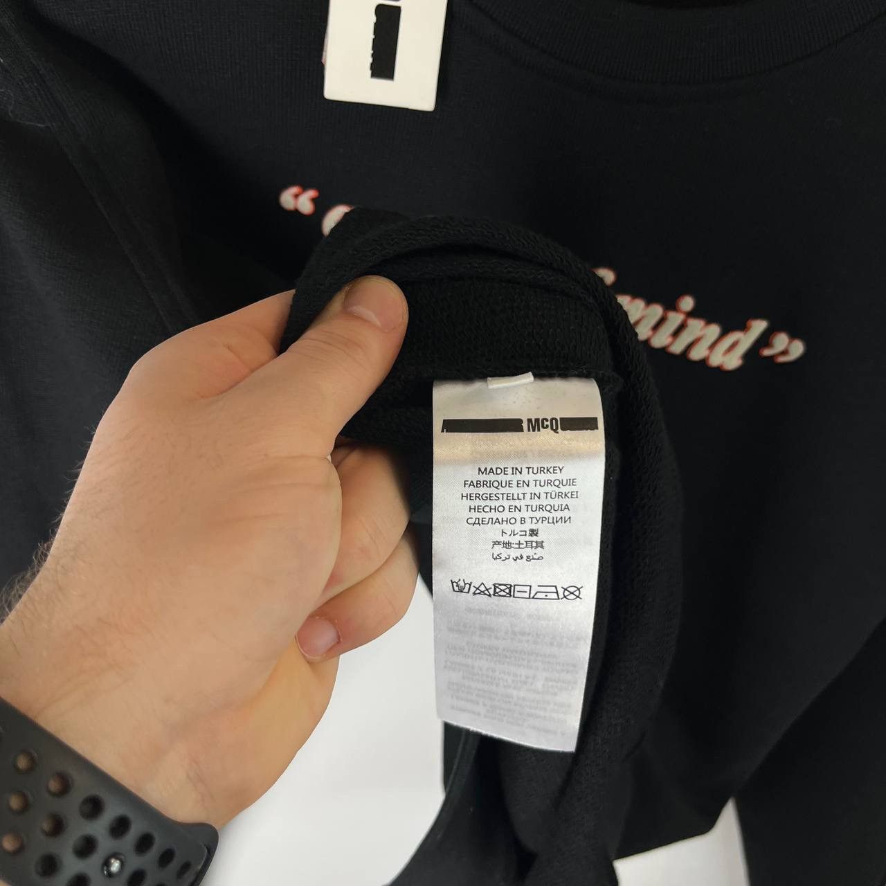 Alexander McQueen McQ Alexander McQueen “a state of mind” Sweatshirt Hell Font Size US XS / EU 42 / 0 - 6 Thumbnail