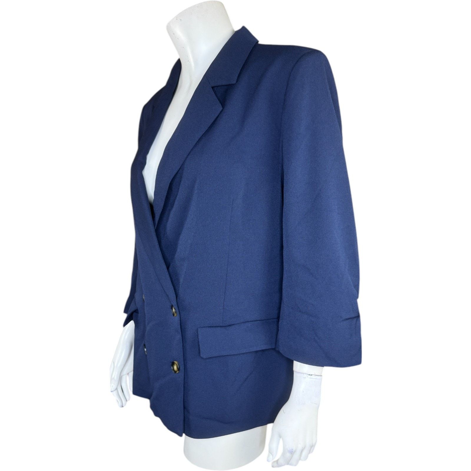 Other Studio Park x Amy Stran Navy Blazer Medium NWOT Jacket Size M / US 6-8 / IT 42-44 - 7 Thumbnail