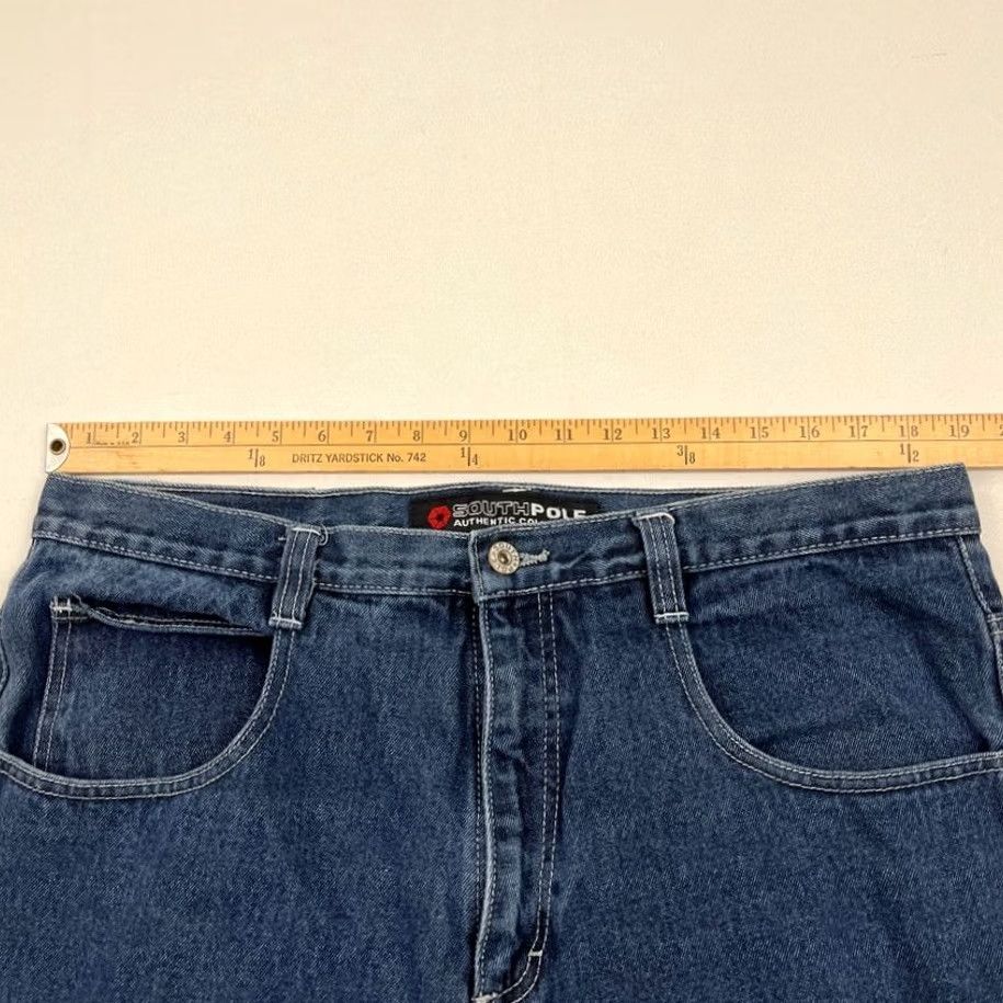 Southpole VINTAGE Southpole Jeans Mens 38x30 Wide Baggy Denim Hip Hop Grunge Streetwear Y2K Shirt Size US 38 / EU 54 - 4 Thumbnail