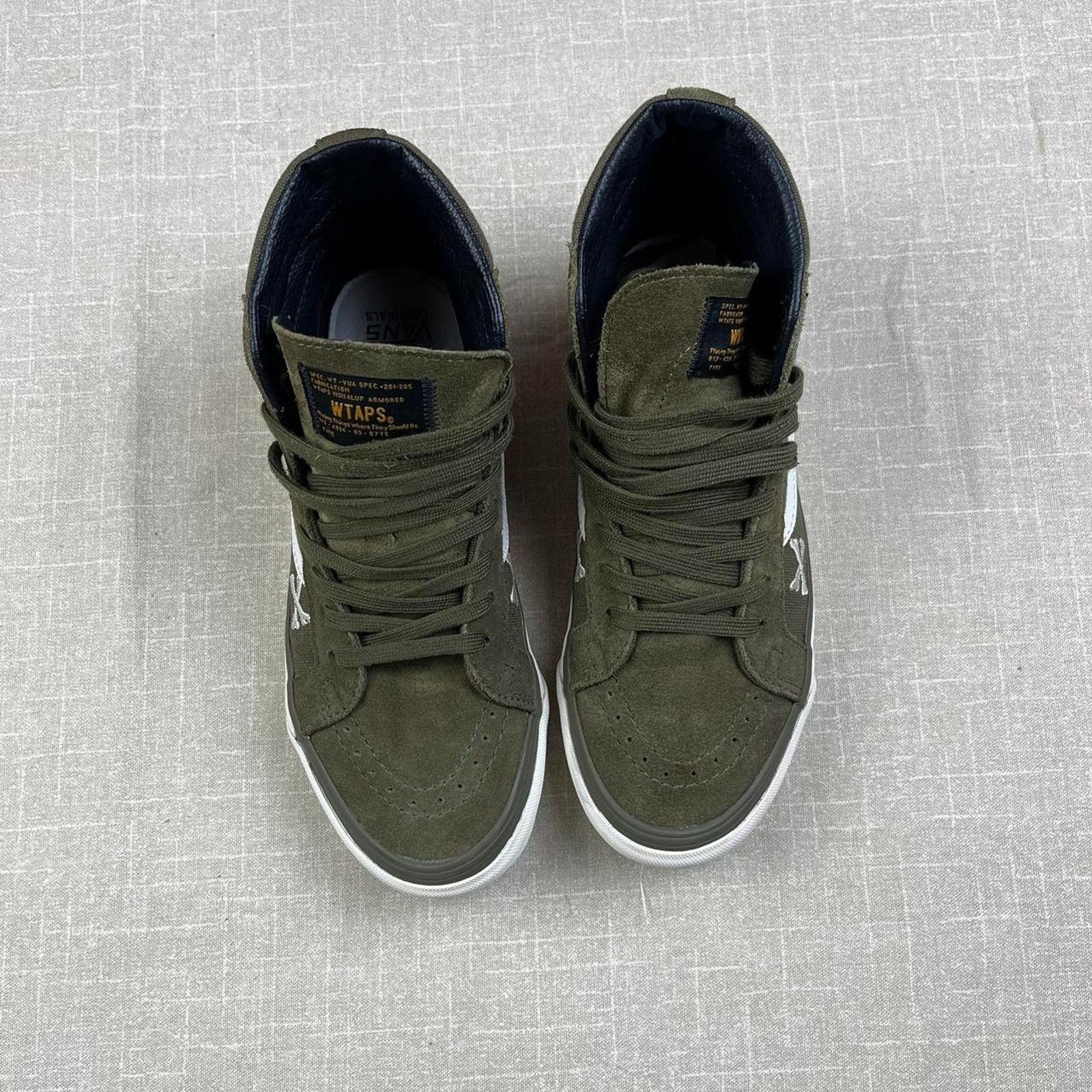 Vans Vans Sk8-Hi WTAPS “Olive Crossbones" Size US 8 / EU 41 - 4 Thumbnail