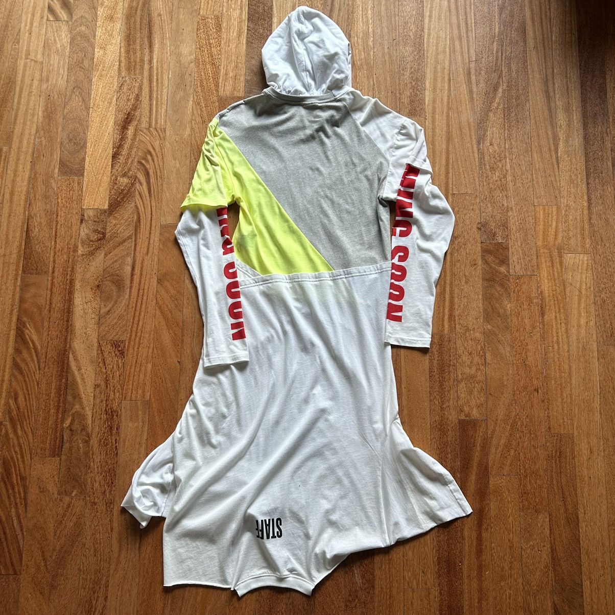 Vetements Vetements ss18 deconstructed Zurich hoodie dress Grailed