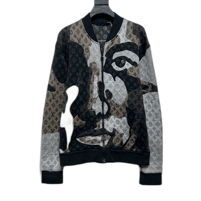 Louis Vuitton LV 23FW Face Print Bomber Jacket - dmc Size M / US 6-8 / IT 42-44 - 1 Thumbnail