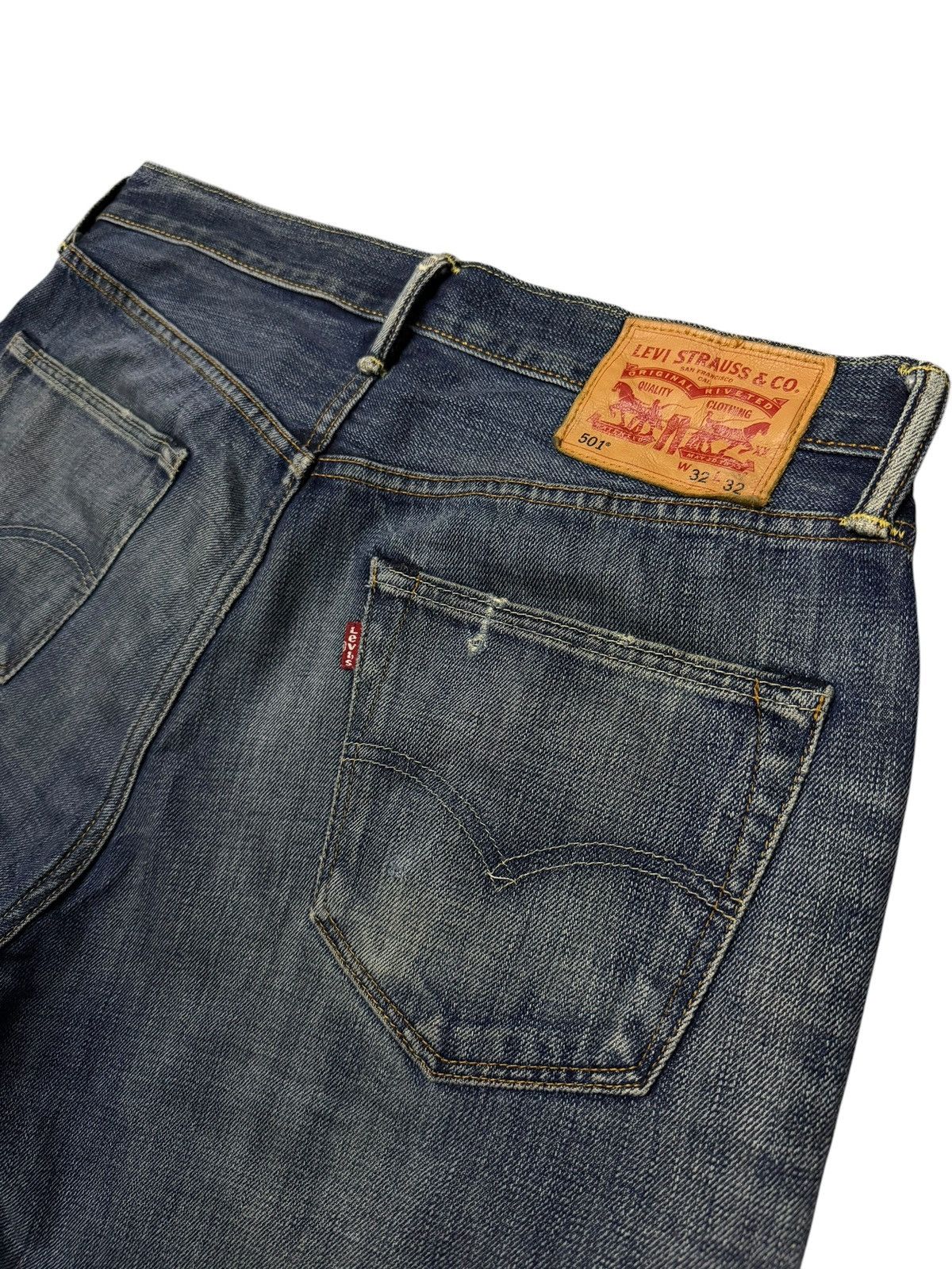 Levi's Vintage Levi’s 501 Denim Jeans | Regular Straight Fit | W34 Size US 34 / EU 50 - 8 Thumbnail