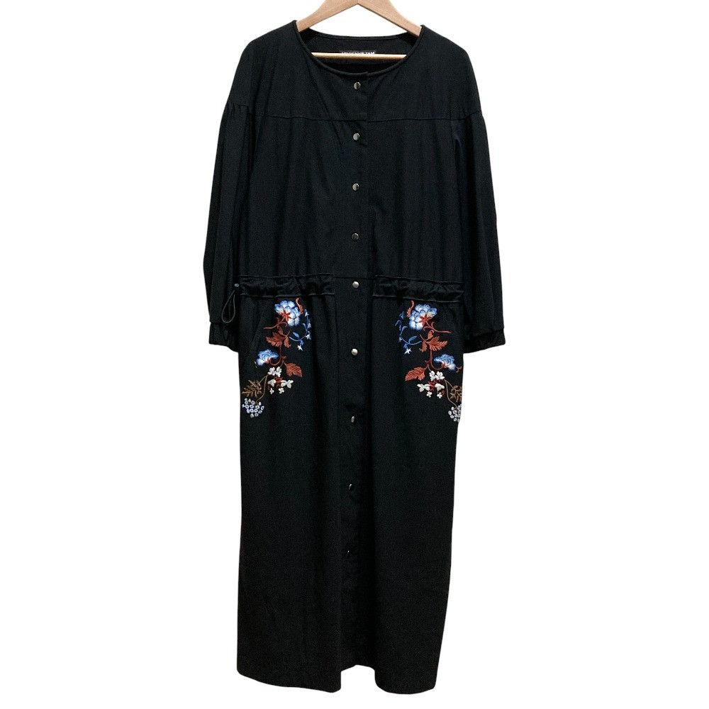 Other Other VIVIENNE TAM Flower Embroidery Shirt Dress Textile Dresses DUTY FREE for USA Size ONE SIZE - 1 Thumbnail