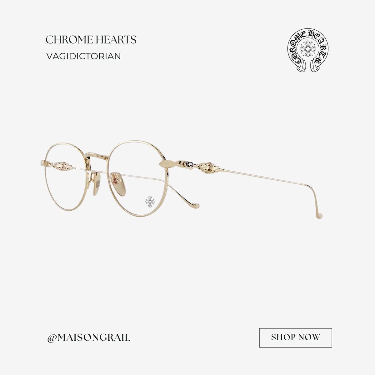 Chrome Hearts CHROME HEARTS VAGIDICTORIAN EYEGLASSES Size ONE SIZE - 1 Thumbnail