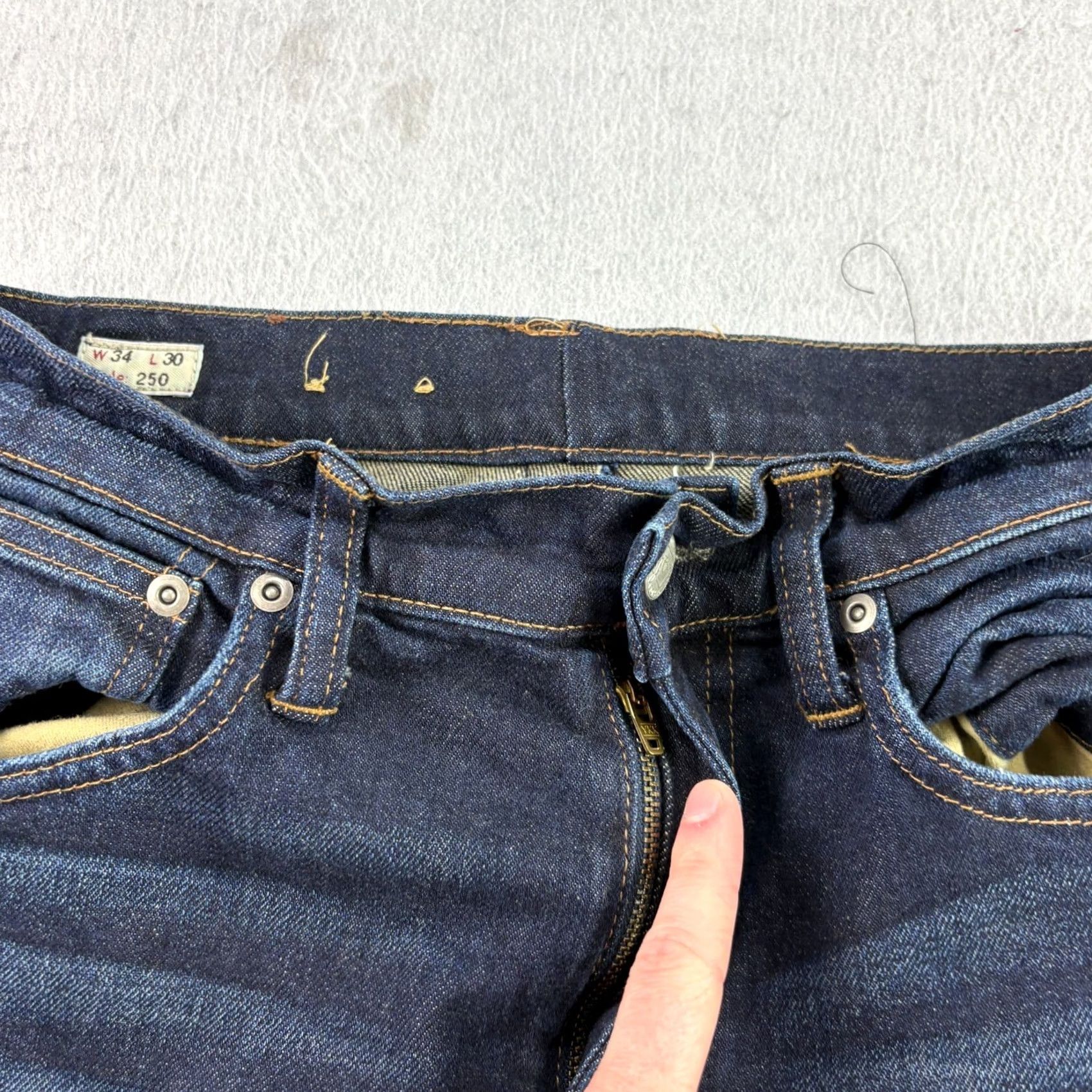 J.Crew J.CREW Jeans Slim 34x28 Blue Denim Stretch 30x30 Skinny Fit Regular Men Jeans Size US 34 / EU 50 - 2 Thumbnail