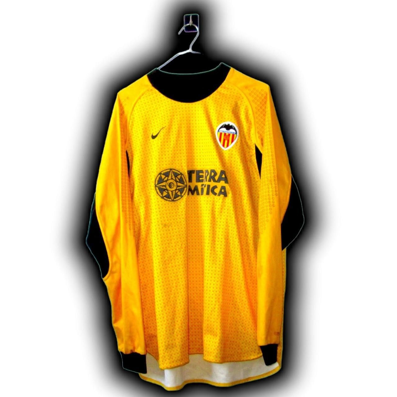 Nike Fc Valencia Spain 2001 2002 Goalkeeper Shirt Jersey Size US L / EU 52-54 / 3 - 2 Thumbnail