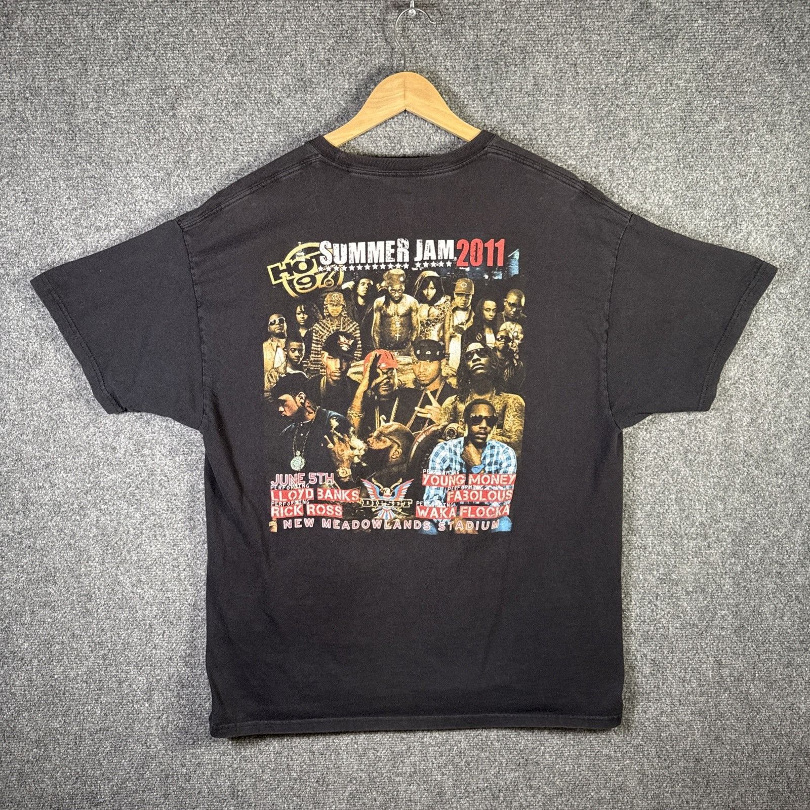 Rap Tees Vintage Rap Shirt XL Black 2001 Summer Jam Lil Wayne Kanye Size US XL / EU 56 / 4 - 5 Thumbnail