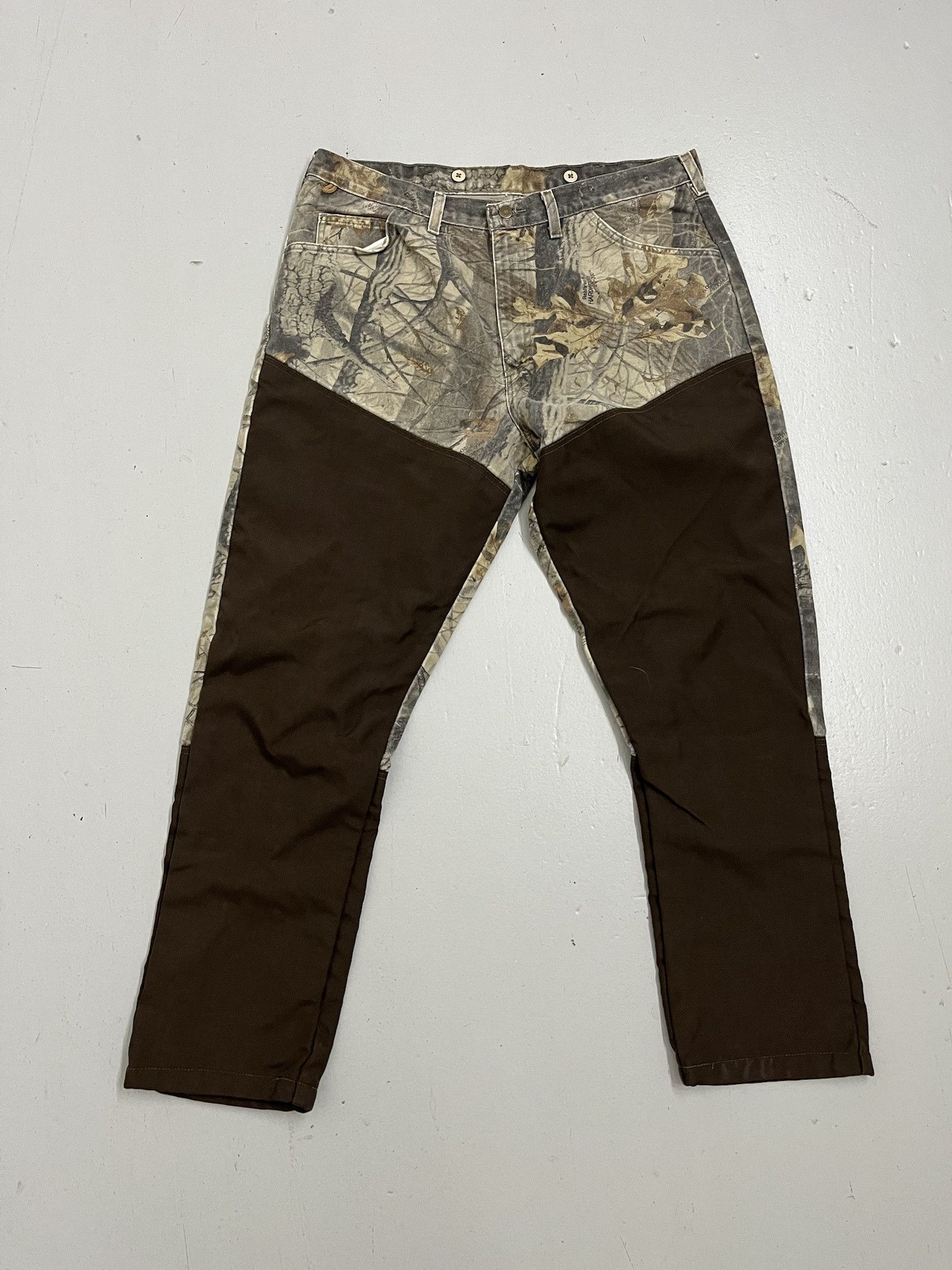 Vintage Double Knee Realtree Camo AOP Jeans Wrangler Carmo Pants Size 40