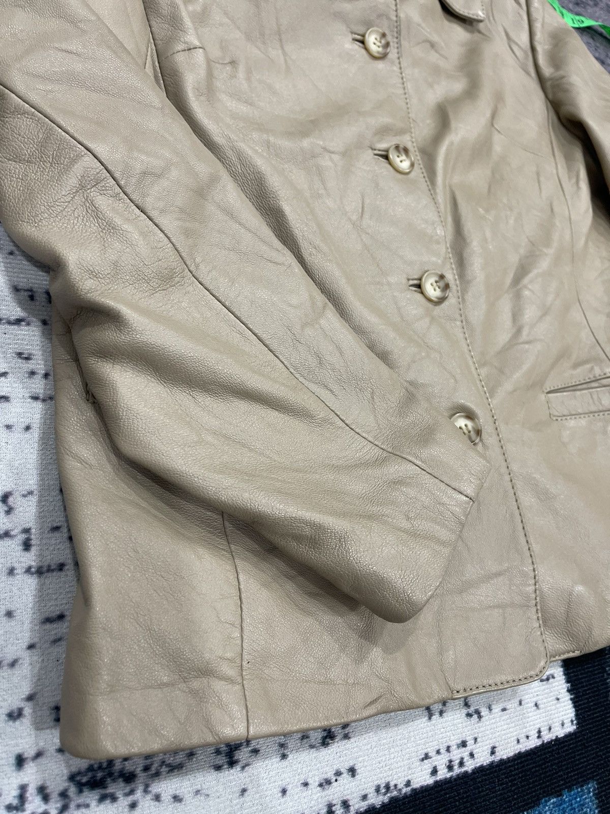 Vintage Josephine Leather Coat Jacket