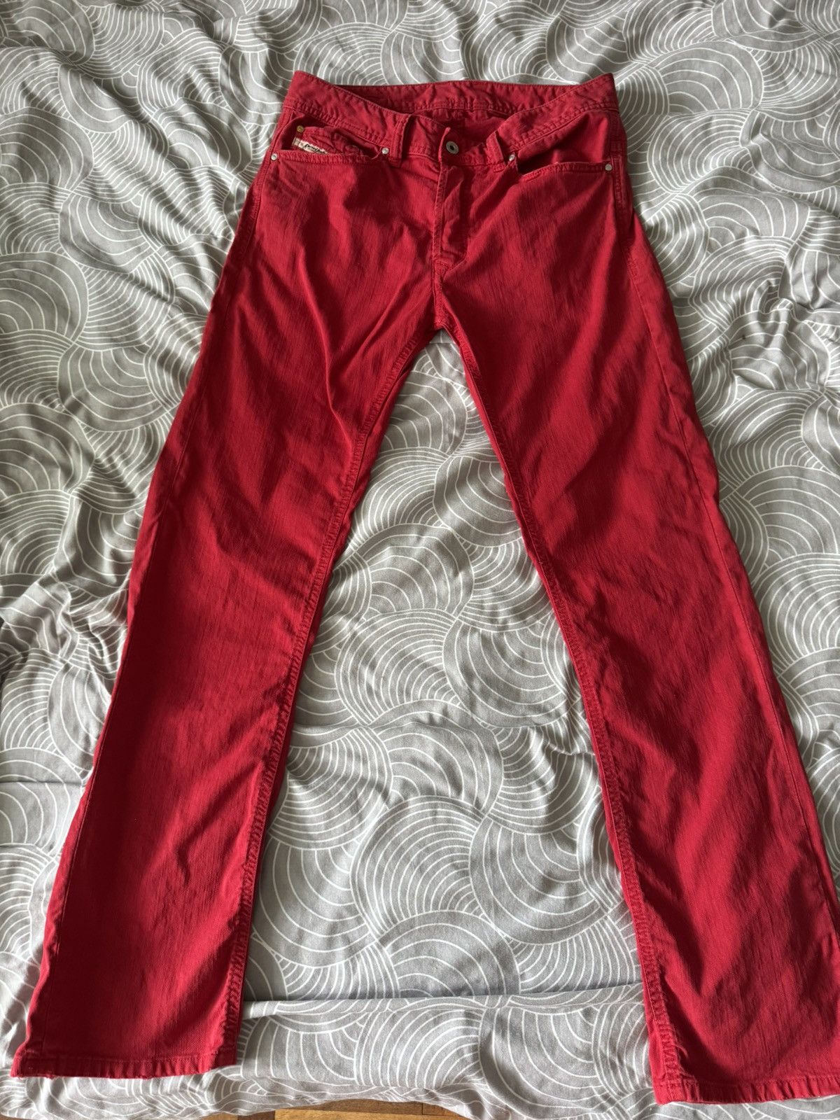 Diesel red jeans Size US 30 / EU 46 - 1 Thumbnail