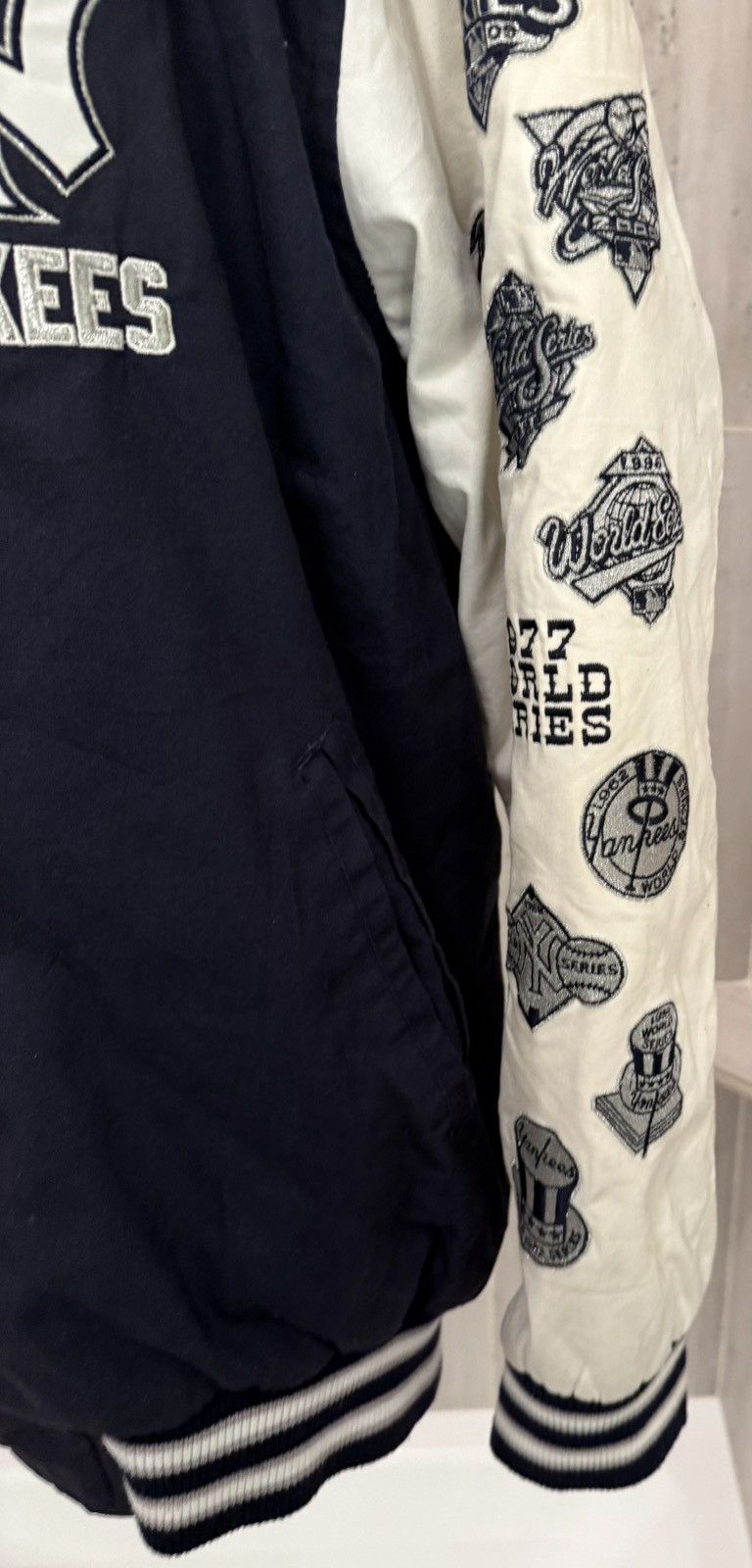 MLB Vintage New York Yankees World Series Champions Jacket MLB Size US XL / EU 56 / 4 - 4 Thumbnail