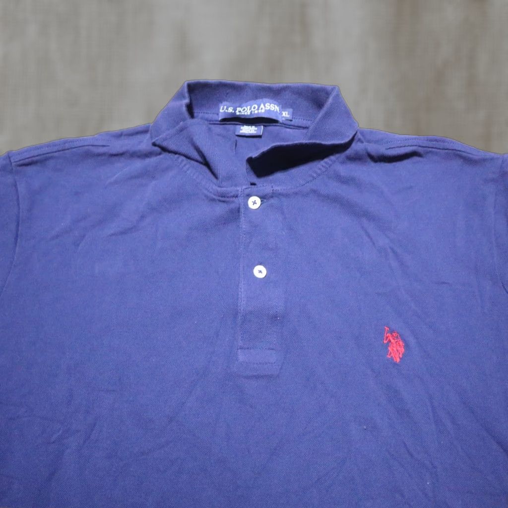 Vintage VINTAGE US Polo Assn Classic Blue Polo Shirt Short Sleeve Adult Men's XL Size US XL / EU 56 / 4 - 1 Thumbnail