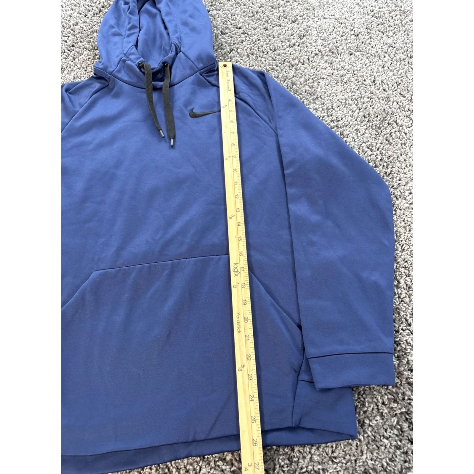 Nike Nike Therma Dri-Fit Pullover Hoodie Sweatshirt Navy Blue 826671 429 Medium Mens Regular XS? Size US M / EU 48-50 / 2 - 2 Thumbnail