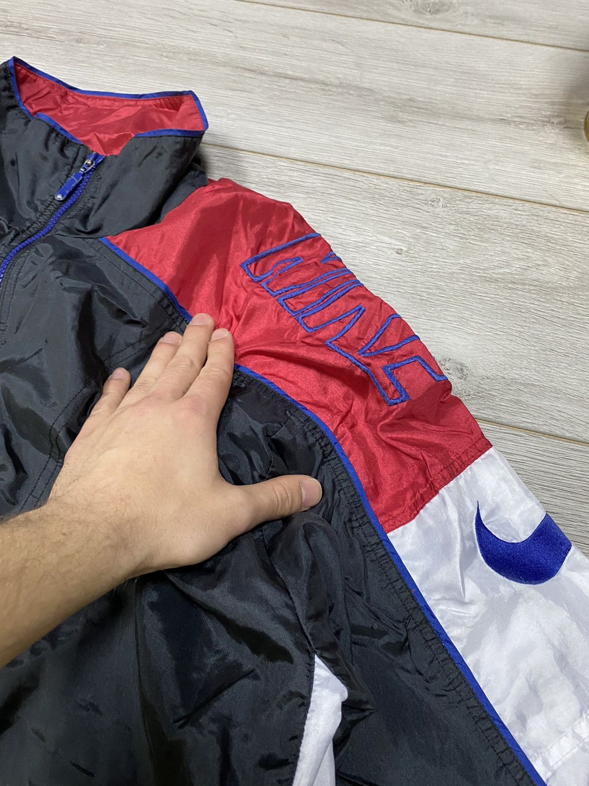 Vintage Nike 1990 dead stock vintage track suit pants + jacket Size US L / EU 52-54 / 3 - 3 Thumbnail