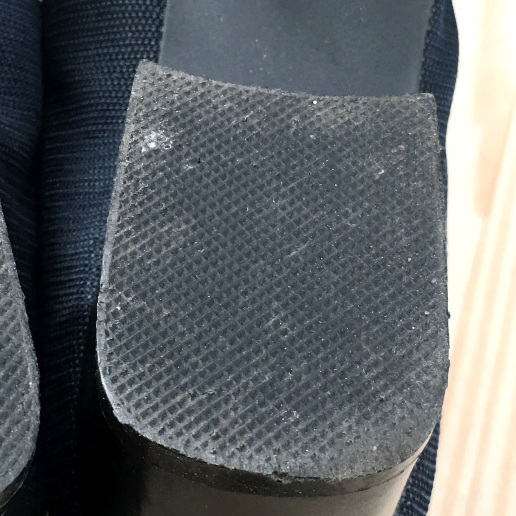 Vintage Aerosoles Heels Womens 8 M Stack It Pump Blue Fabric Slip On Square Toe Casual Shoes Size US 8 / IT 38 - 5 Thumbnail