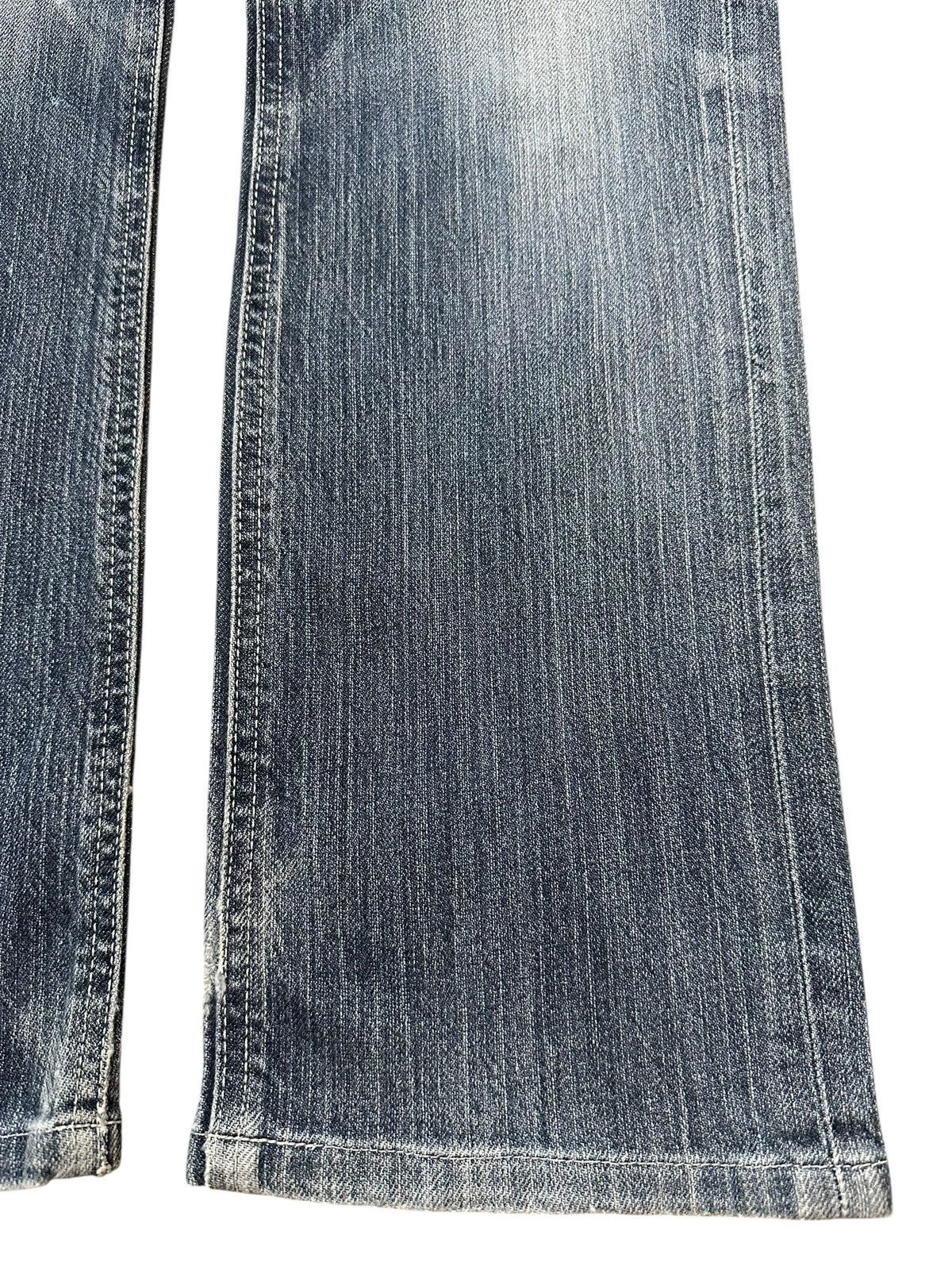 Evisu Vintage Japanese Uniqlo Blue Faded Wash Distress Style Jeans Size US 30 / EU 46 - 8 Thumbnail