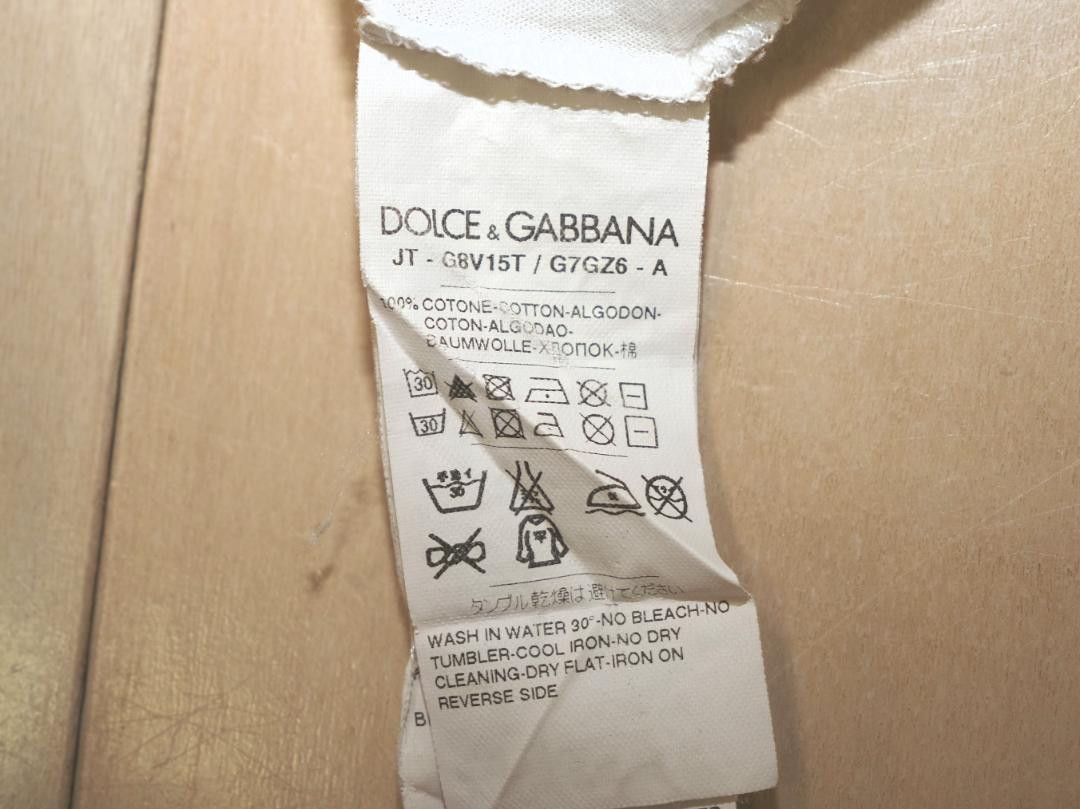 Dolce & Gabbana Dolce & Gabbana stitch contrast t shirt Size US M / EU 48-50 / 2 - 4 Thumbnail