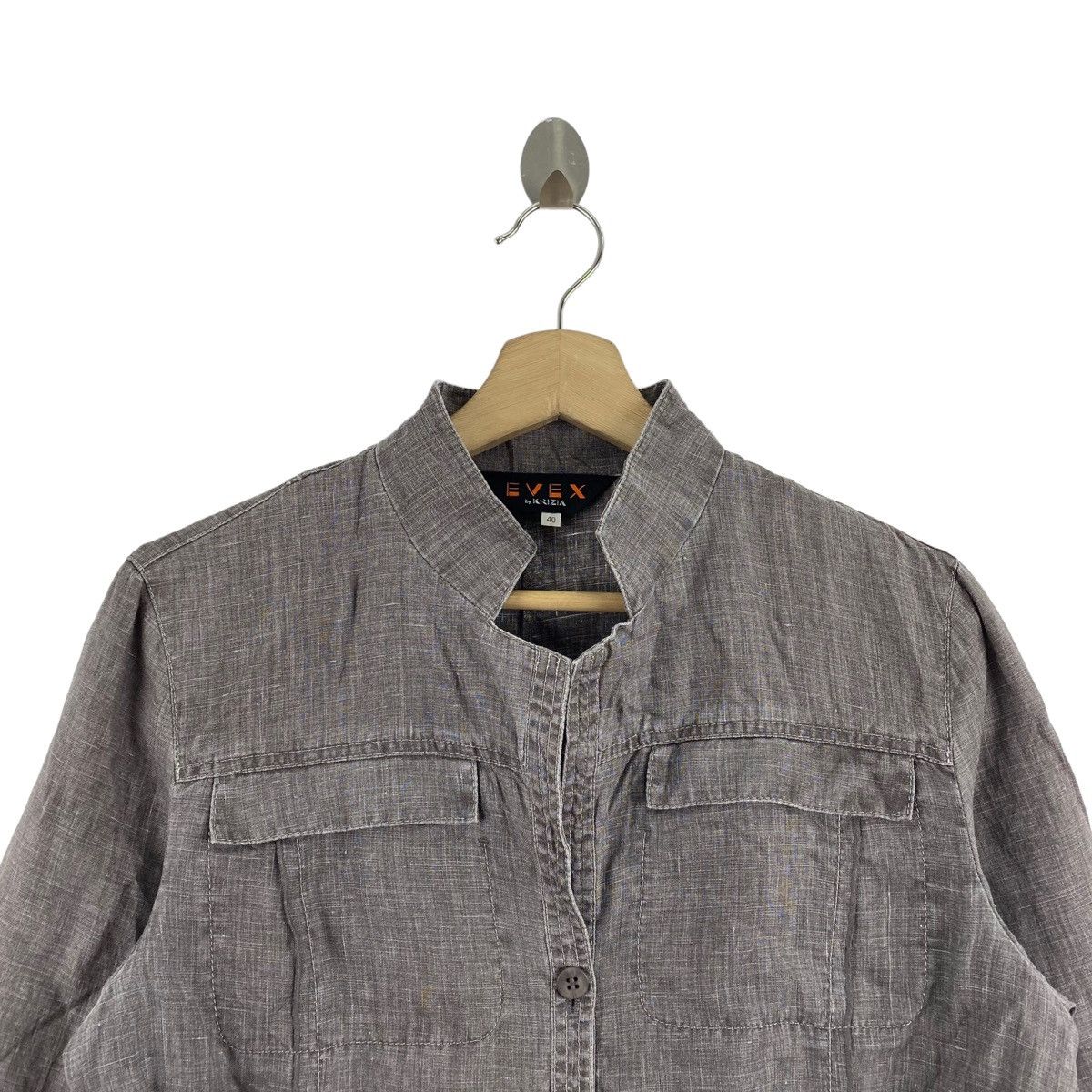 Vintage Vintage EVEX by KRIZIA Italian Designer Grey Denim Jeans Size US M / EU 48-50 / 2 - 2 Thumbnail