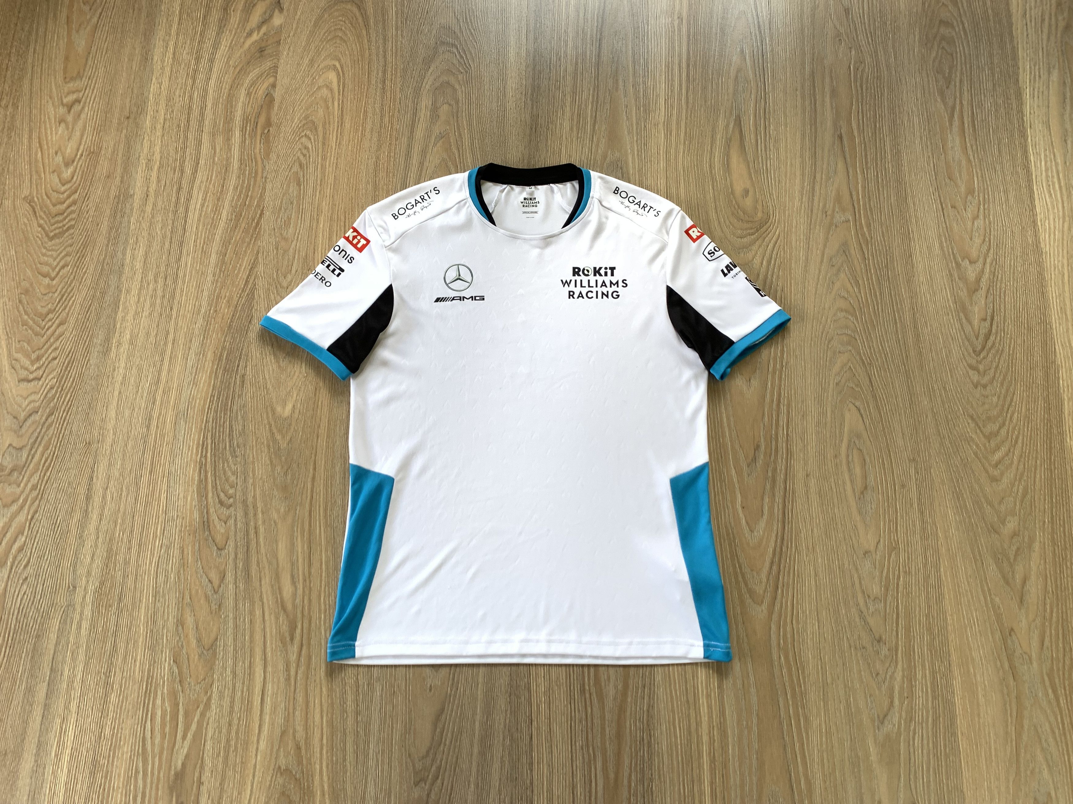 Mercedes-Benz × Rokit AMG Mercedes Racing White T Shirt Jersey Size US M / EU 48-50 / 2 - 1 Thumbnail